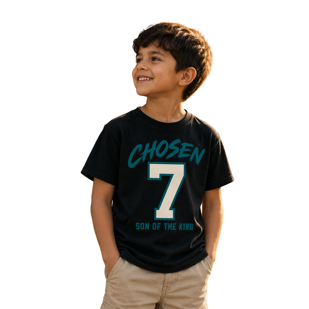 Chosen 7 Boy Birthday Tshirt