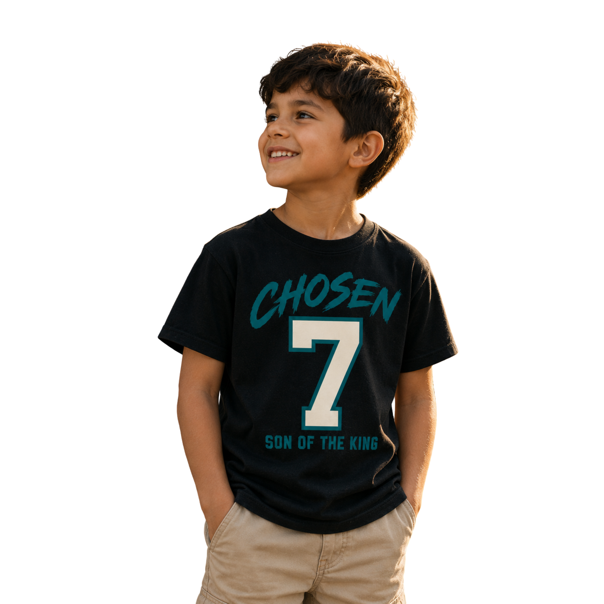 Chosen 7 Boy Birthday Tshirt