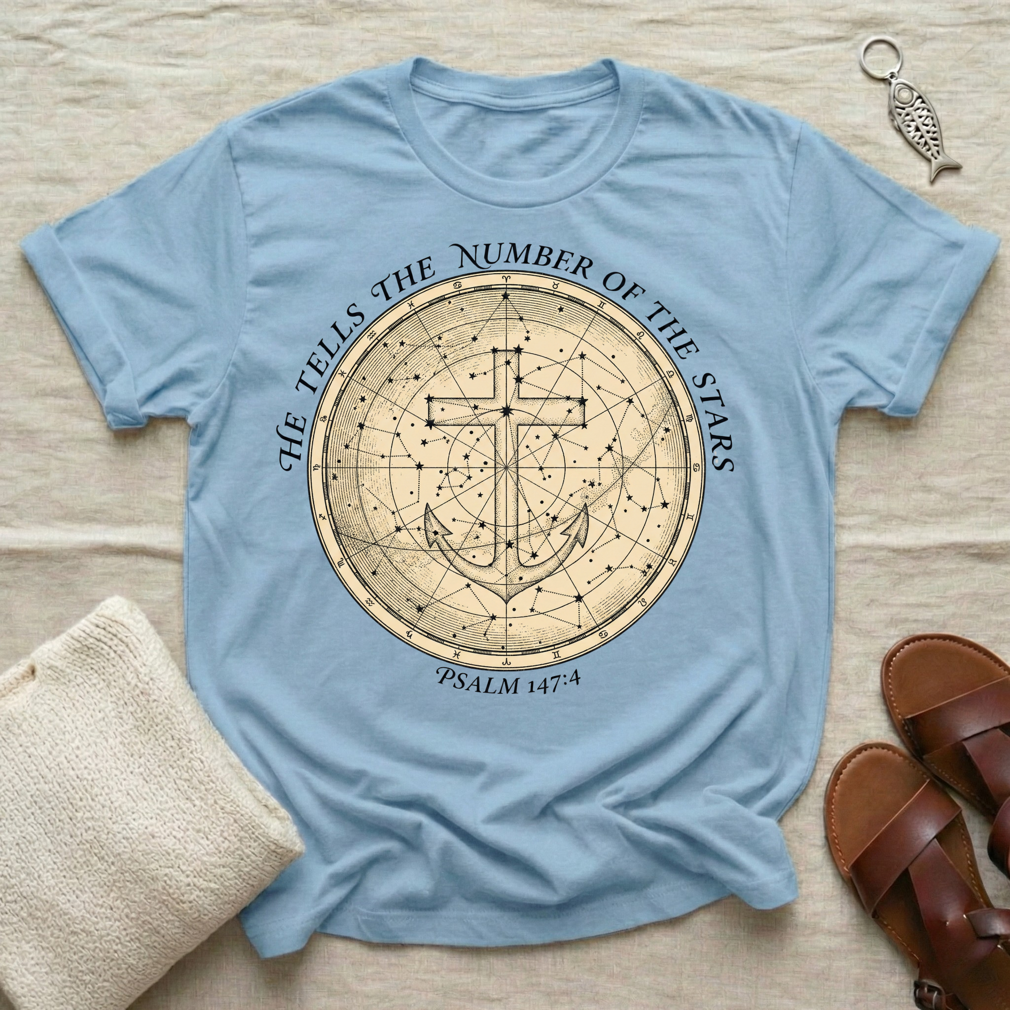 He Tells The Number of the Stars Tshirt