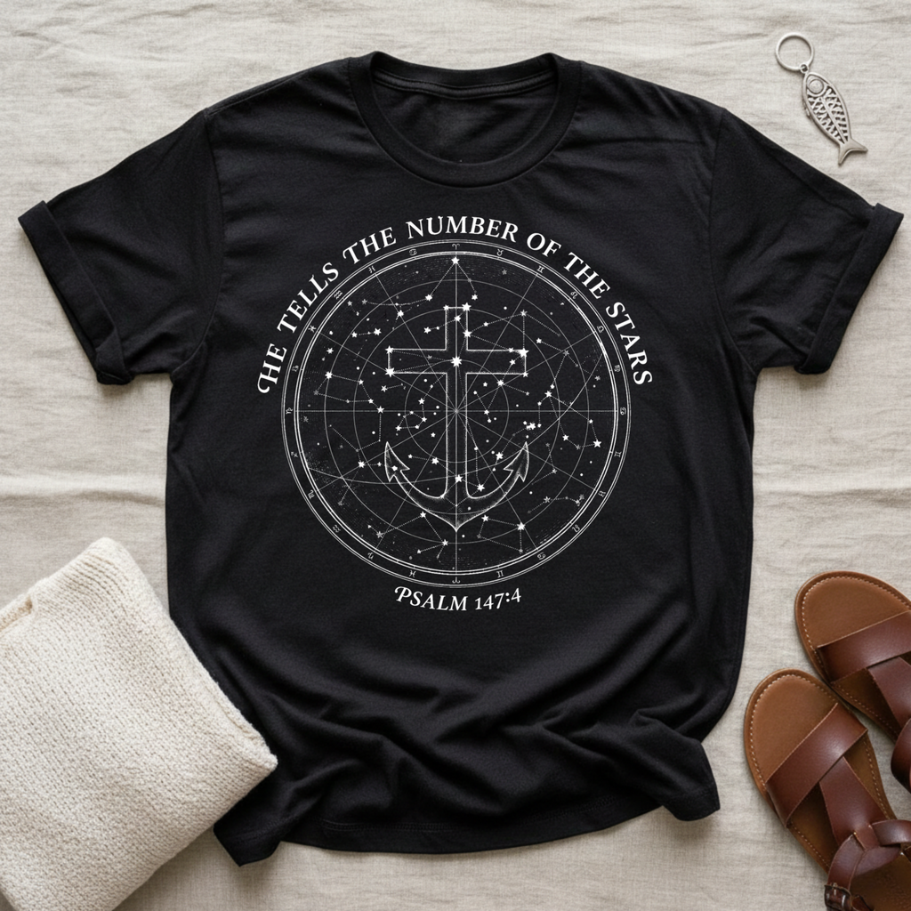 He Tells The Number of the Stars Tshirt