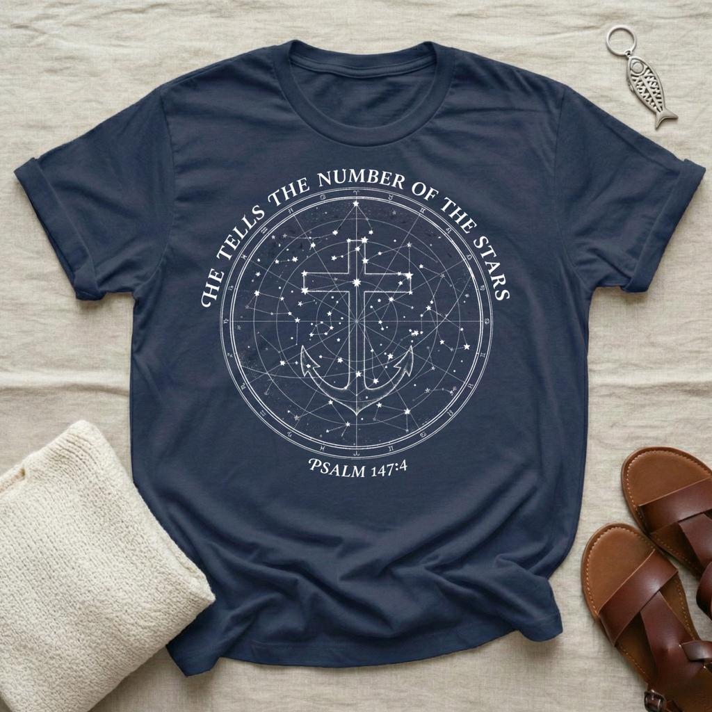 He Tells The Number of the Stars Tshirt