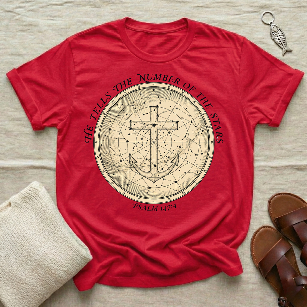 He Tells The Number of the Stars Tshirt