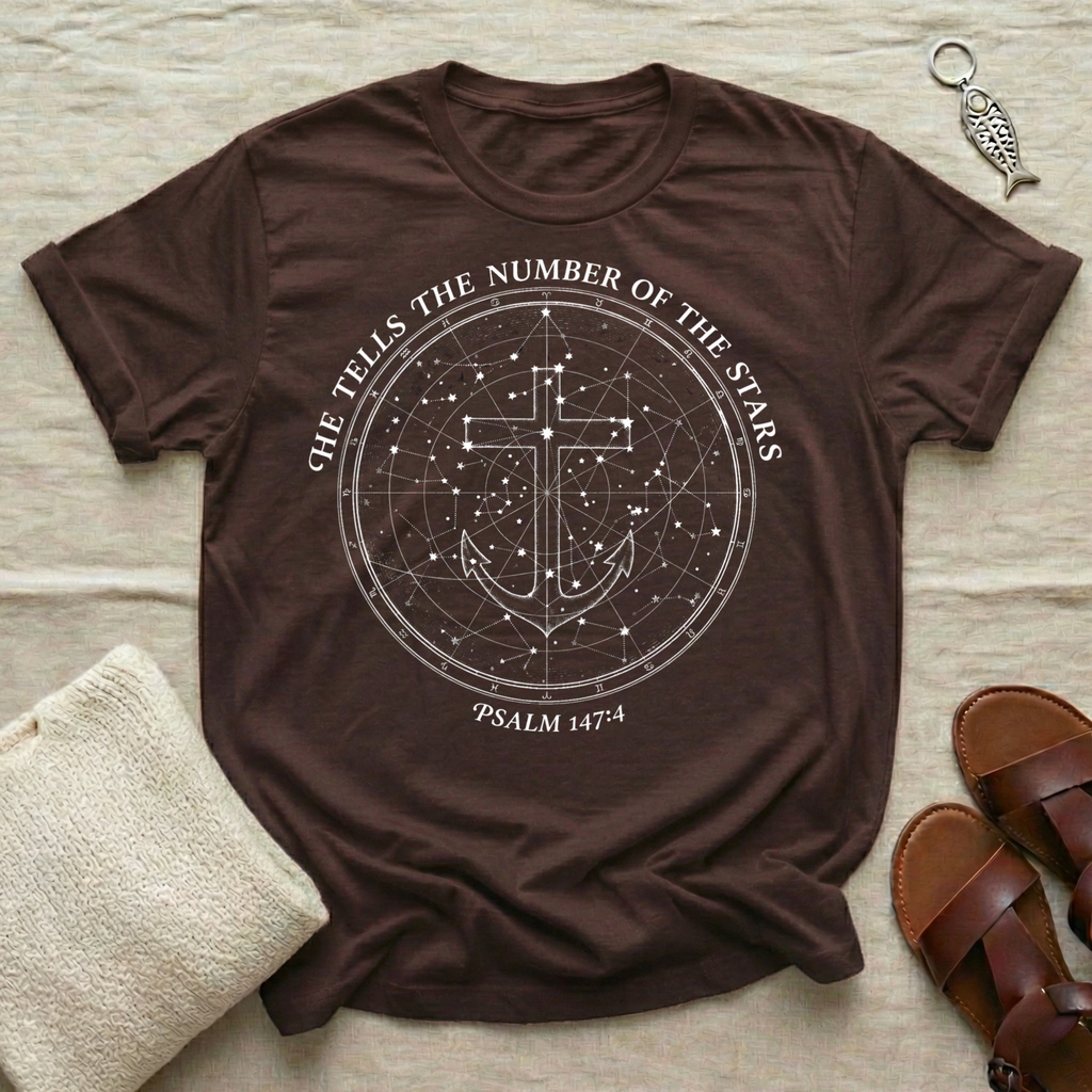He Tells The Number of the Stars Tshirt
