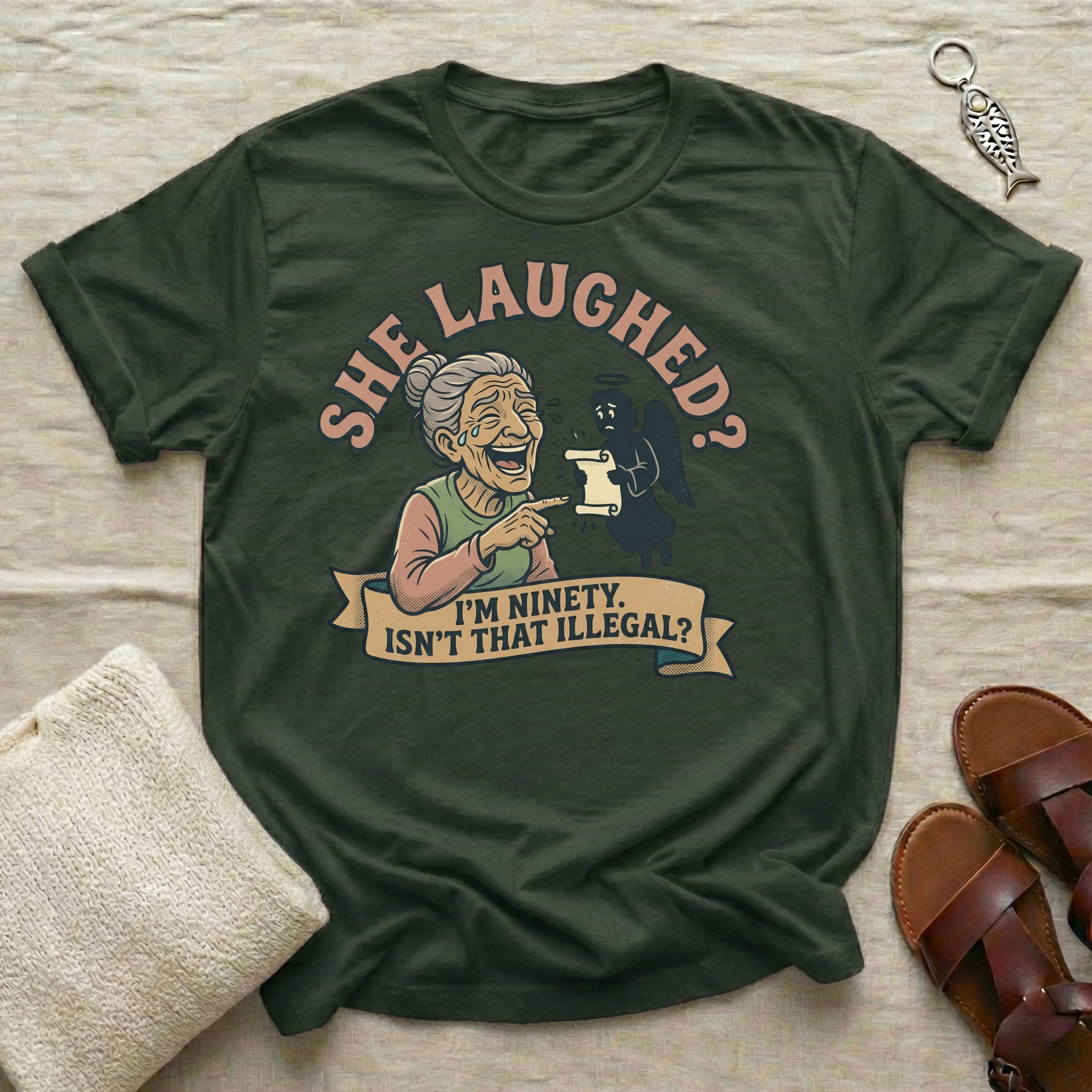 She Laughed Tshirt