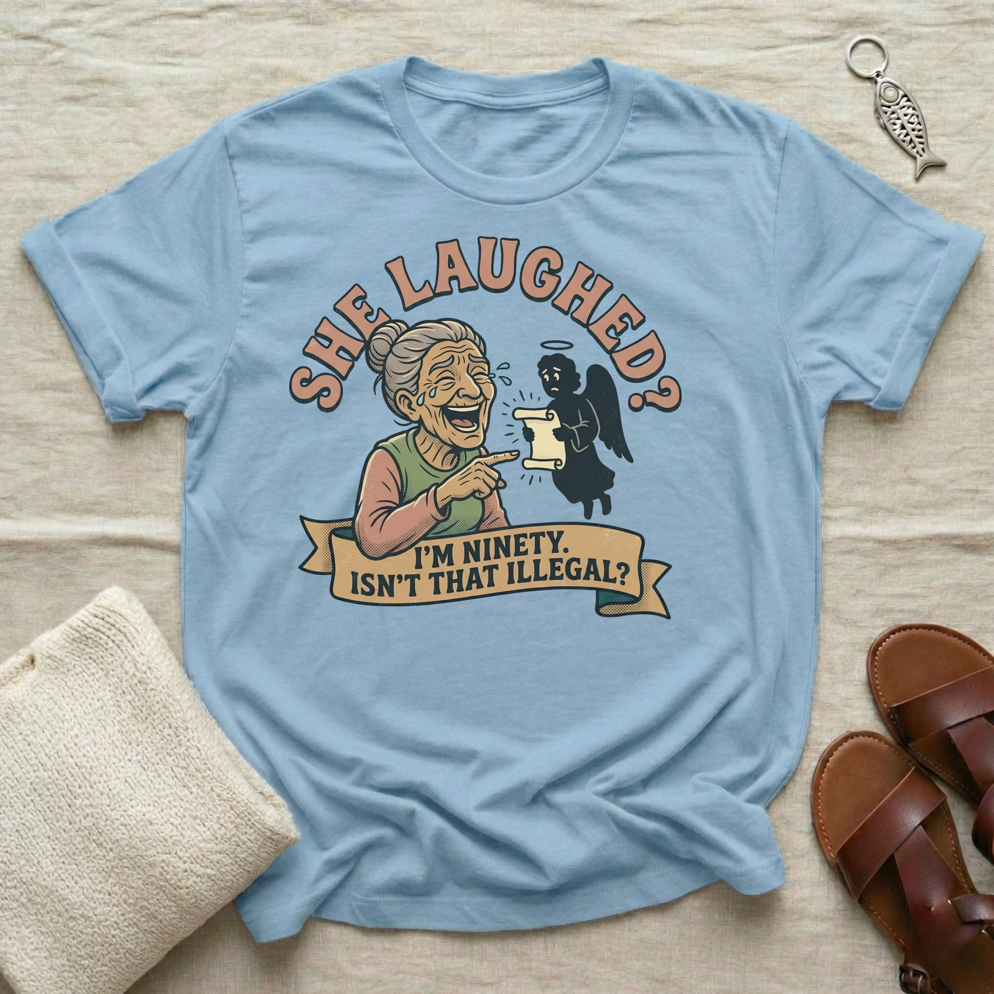 She Laughed Tshirt