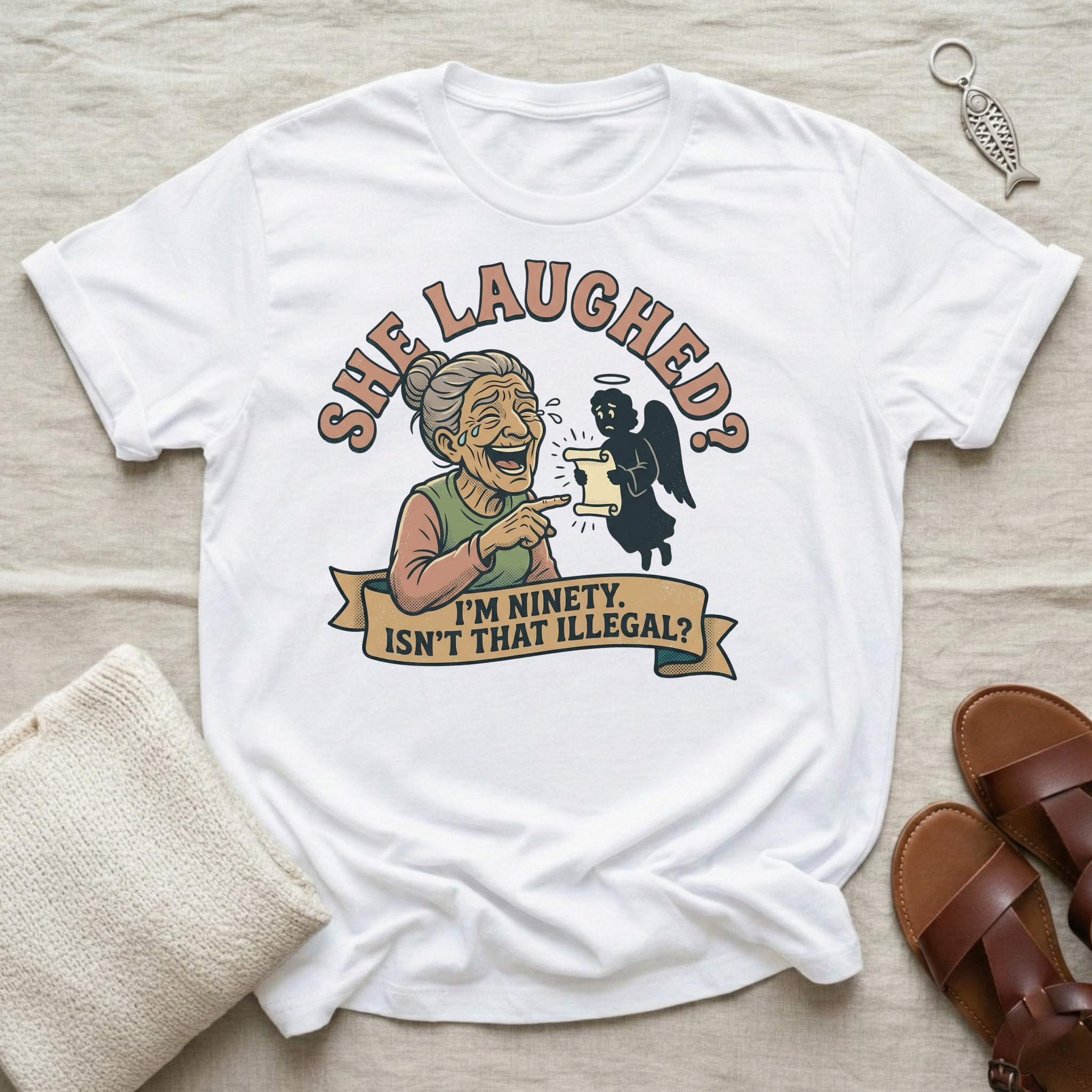 She Laughed Tshirt