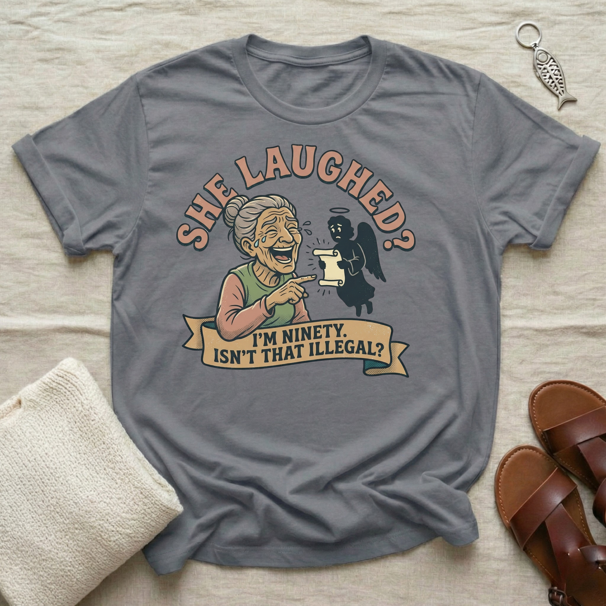 She Laughed Tshirt