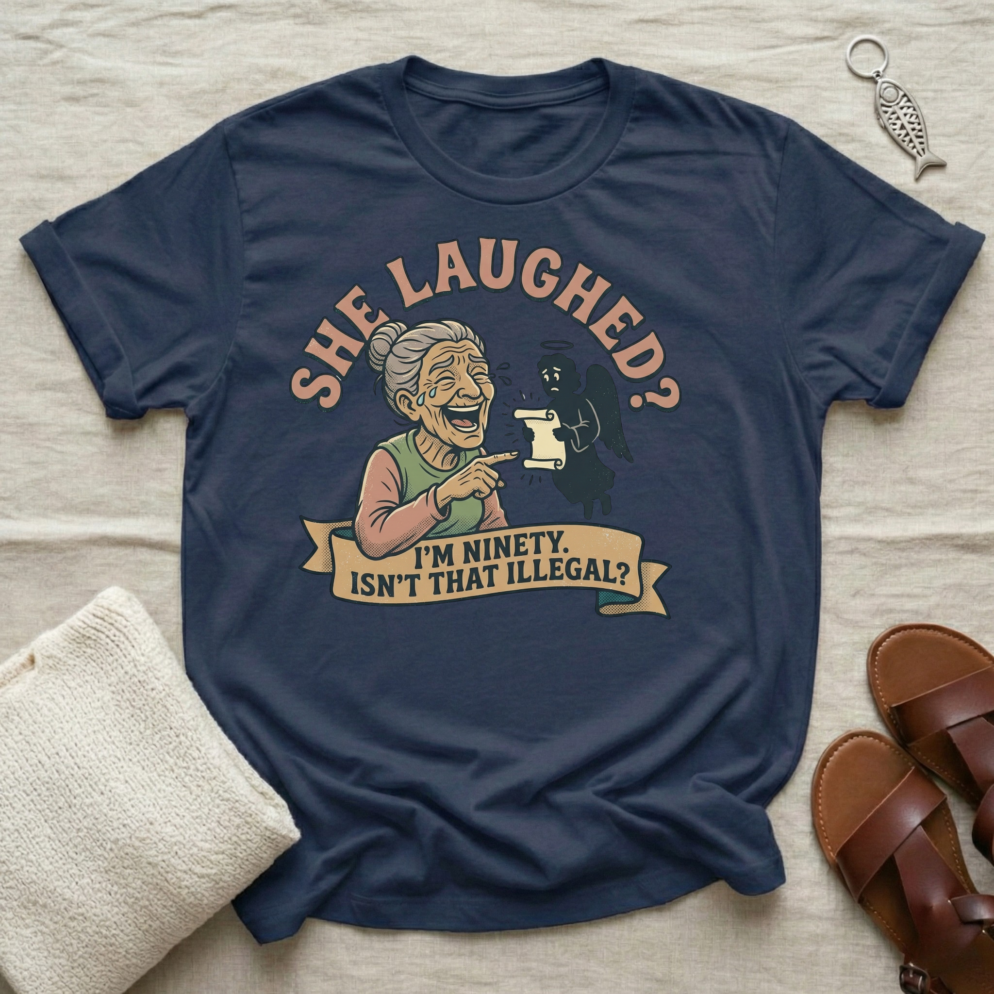 She Laughed Tshirt
