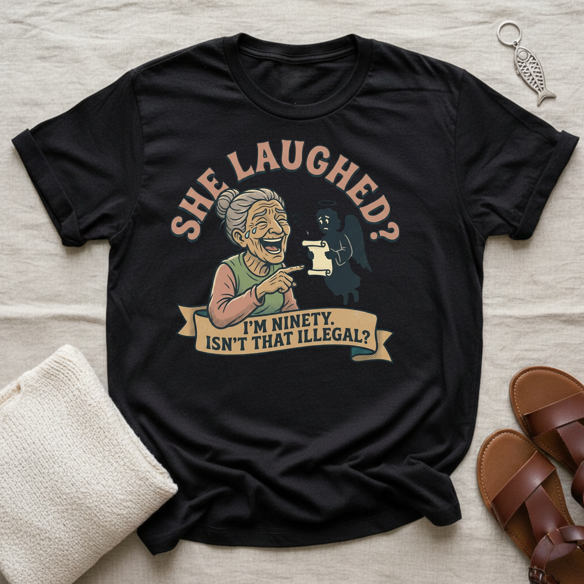 She Laughed Tshirt