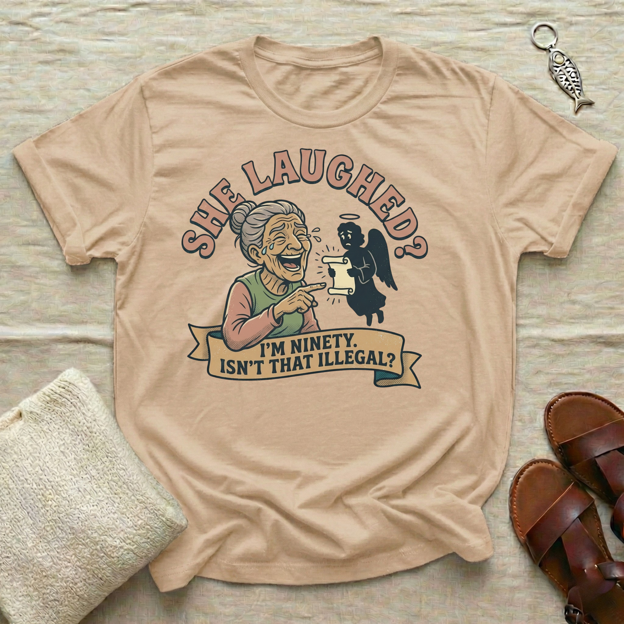 She Laughed Tshirt