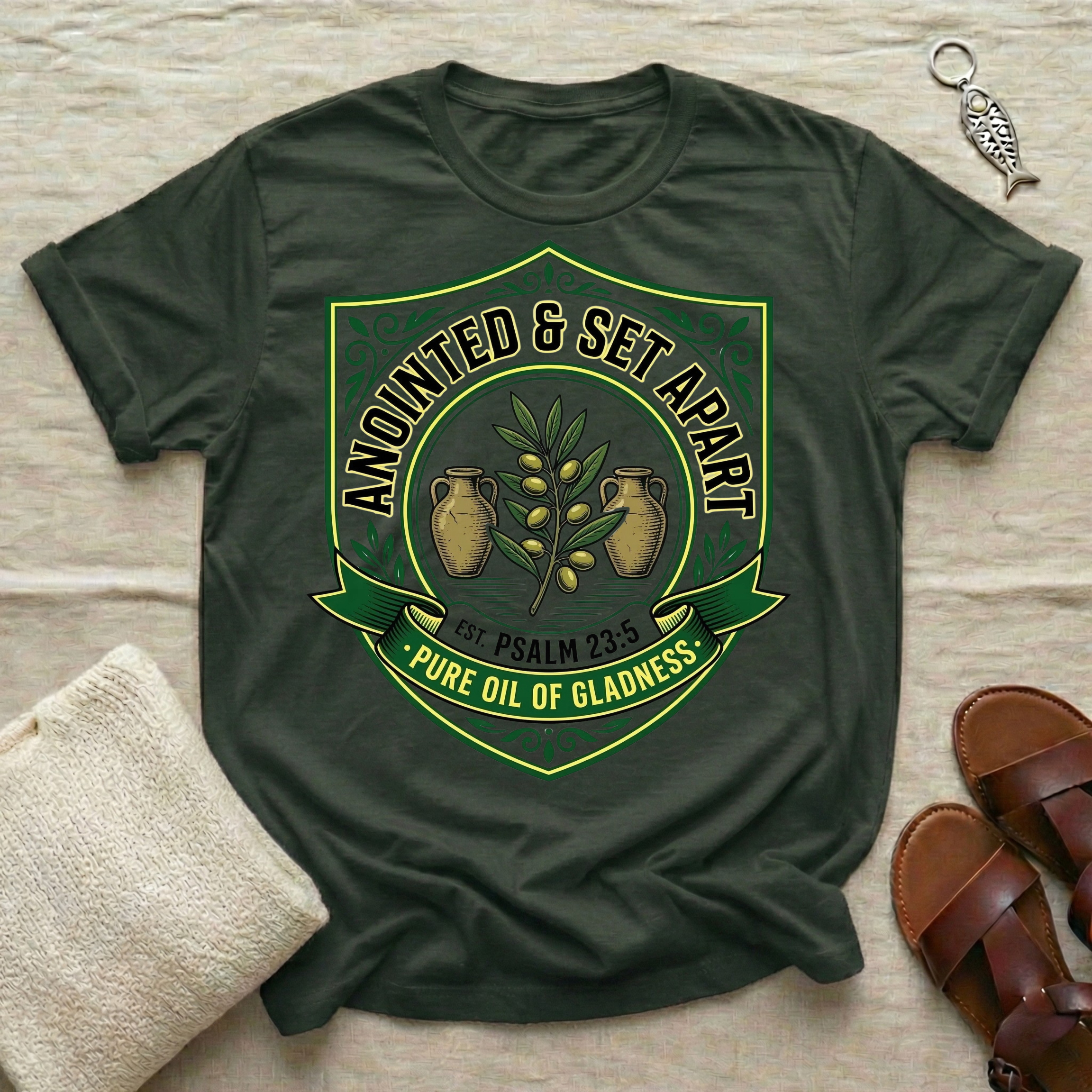 Anointed and Set Apart | Pure Oil of Gladness Tshirt