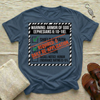 Warning - Armor of God Tshirt