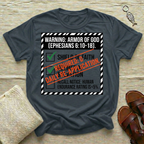 Warning - Armor of God Tshirt