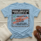 Warning - Armor of God Tshirt