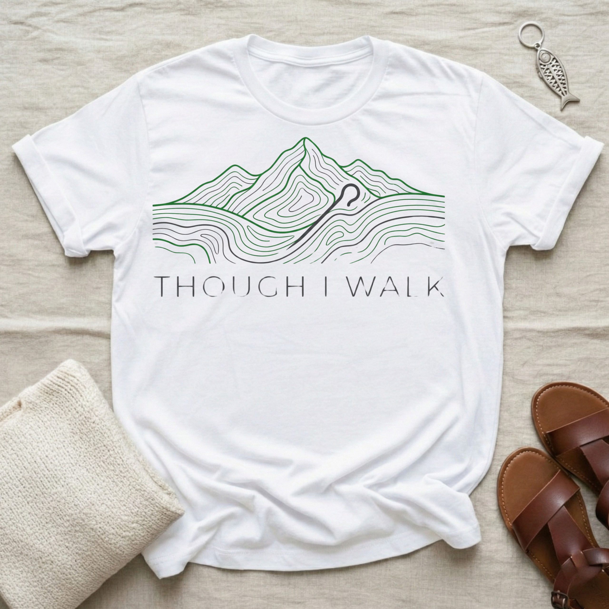 Though I Walk Tshirt