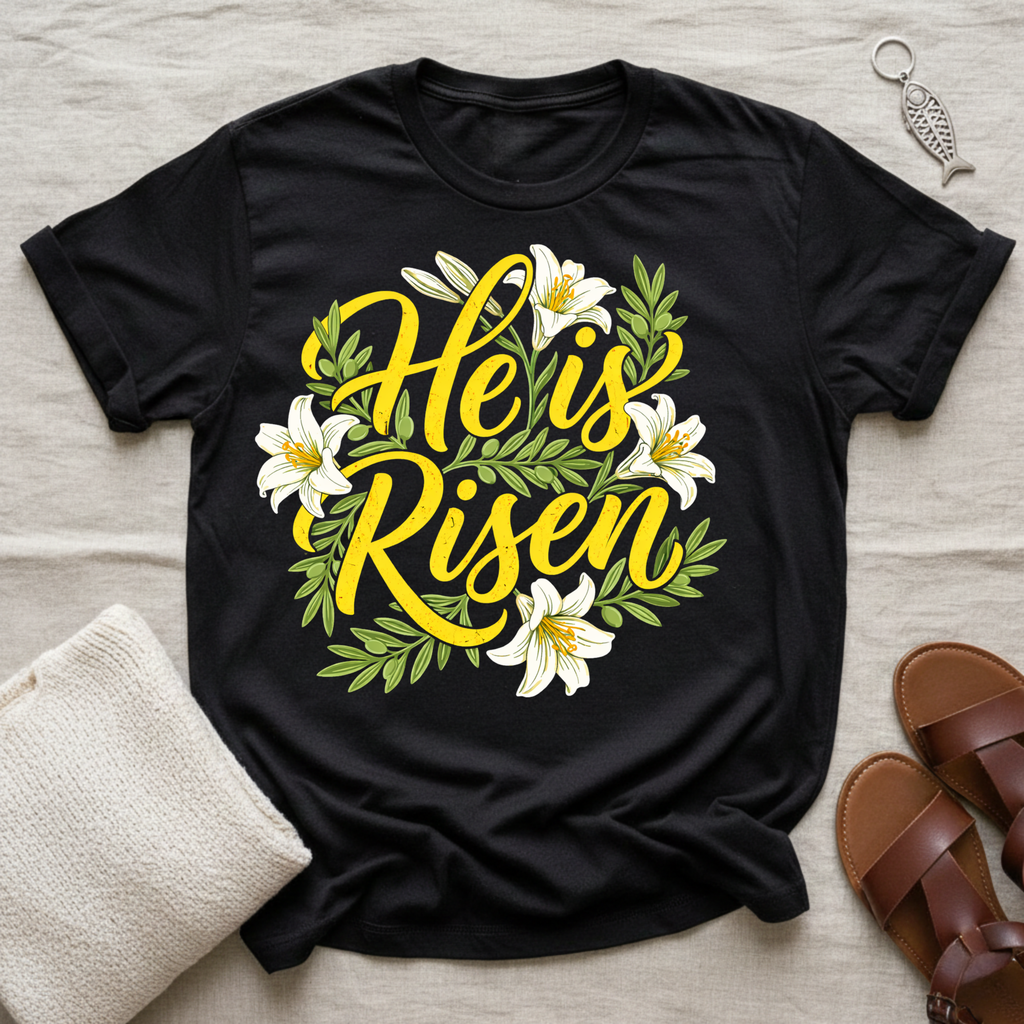 He Is Risen | Easter Tshirt