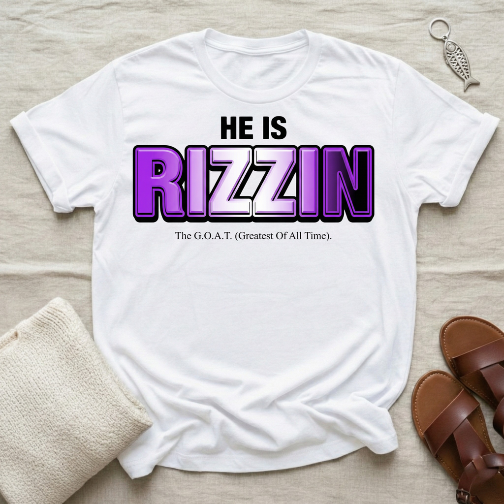 He Is Rizzin | Easter Tshirt