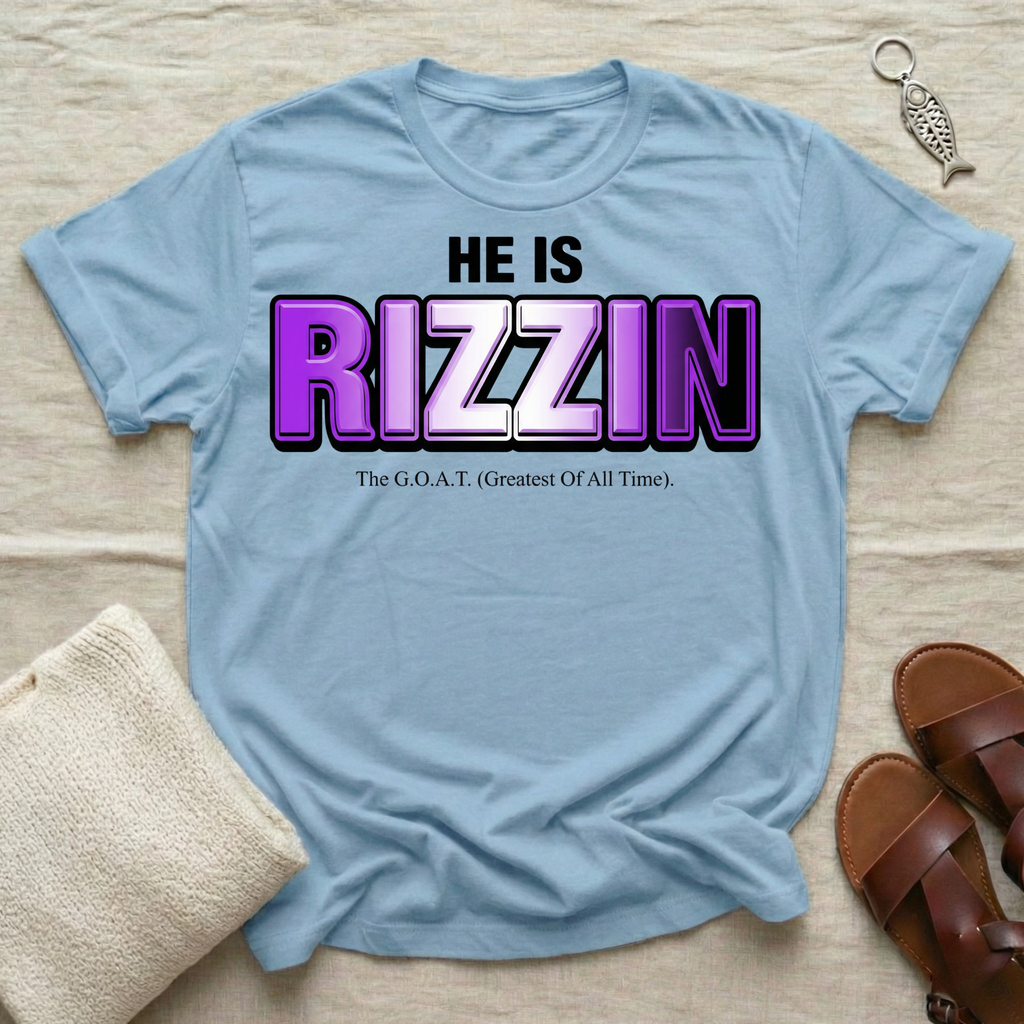 He Is Rizzin | Easter Tshirt
