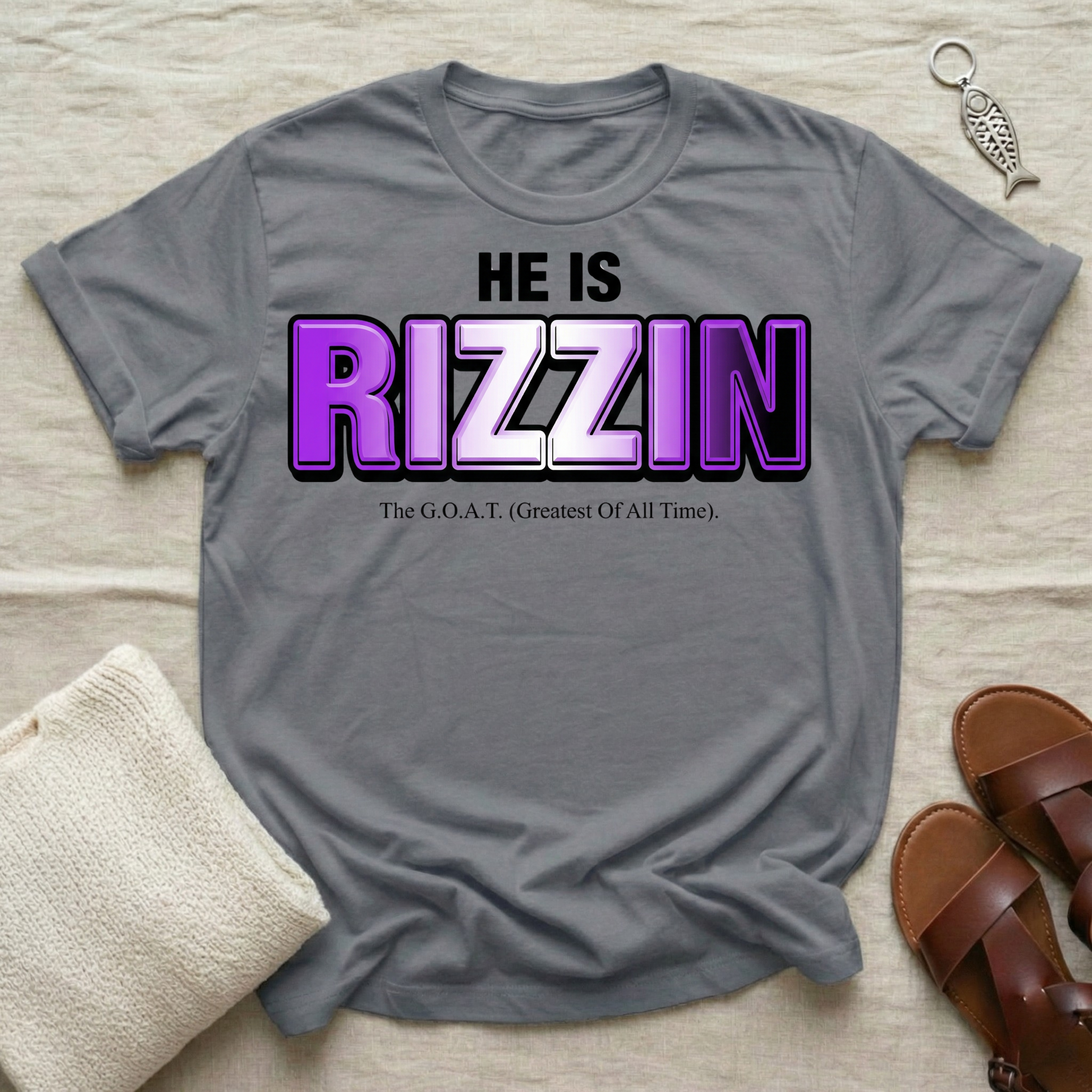 He Is Rizzin | Easter Tshirt
