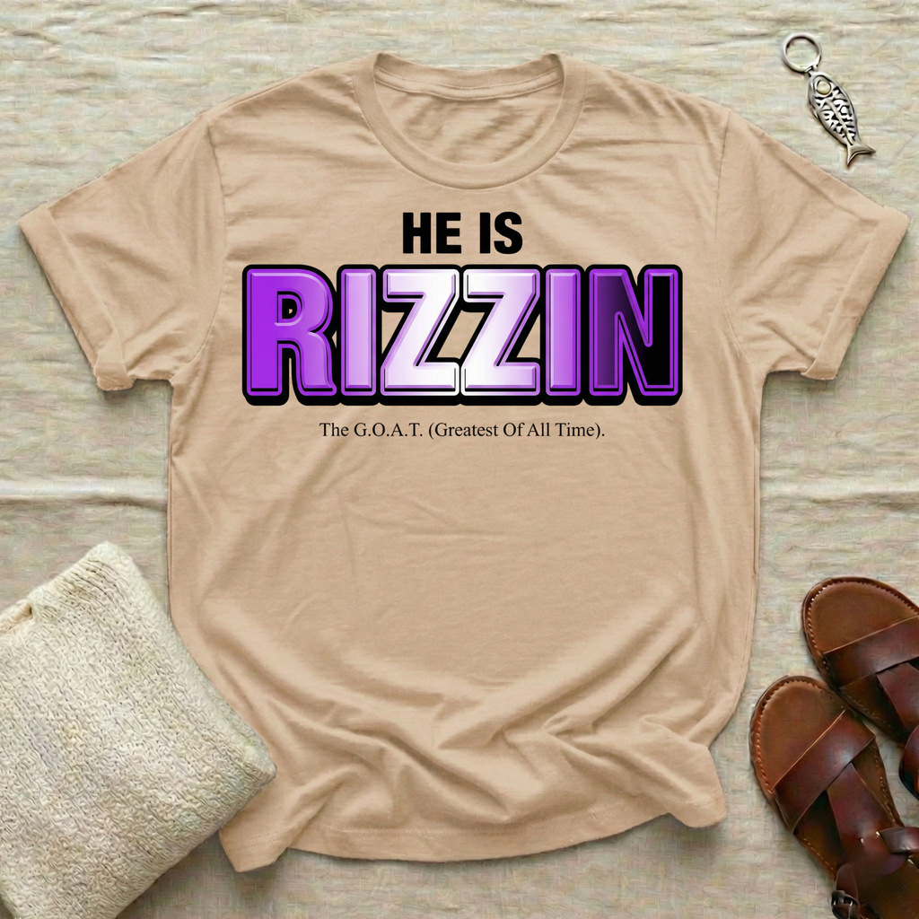 He Is Rizzin | Easter Tshirt