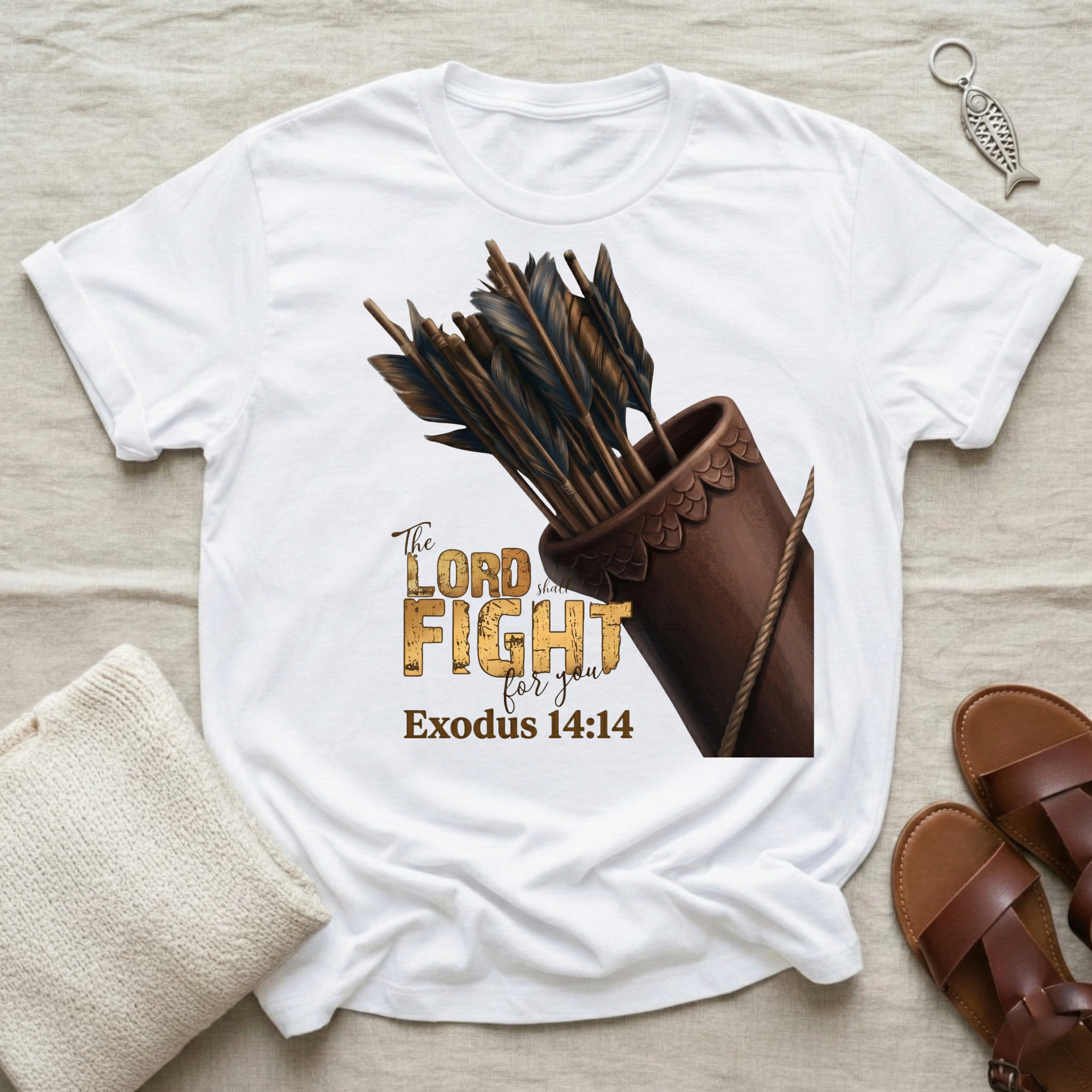 The Lord Shall Fight Tshirt