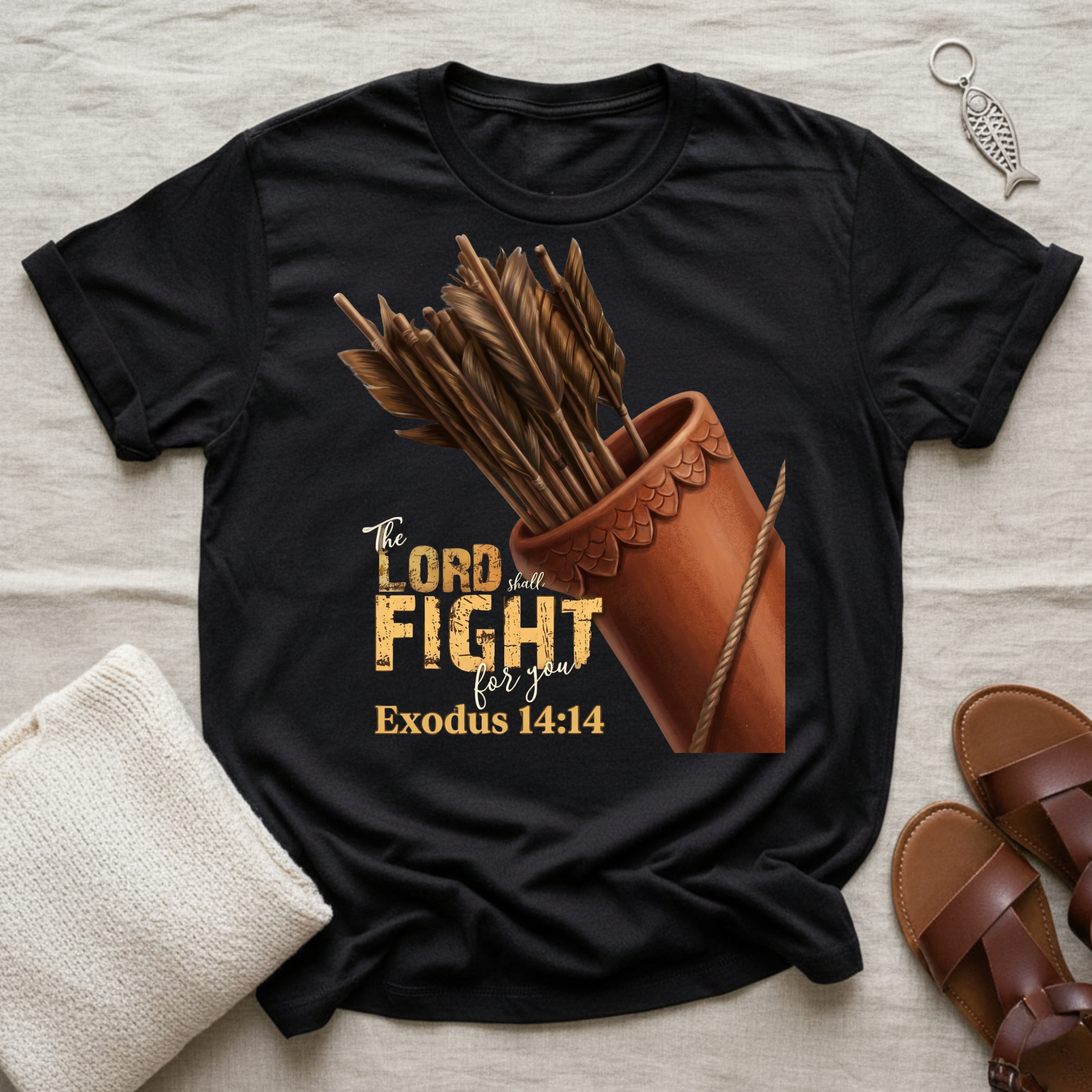 The Lord Shall Fight Tshirt