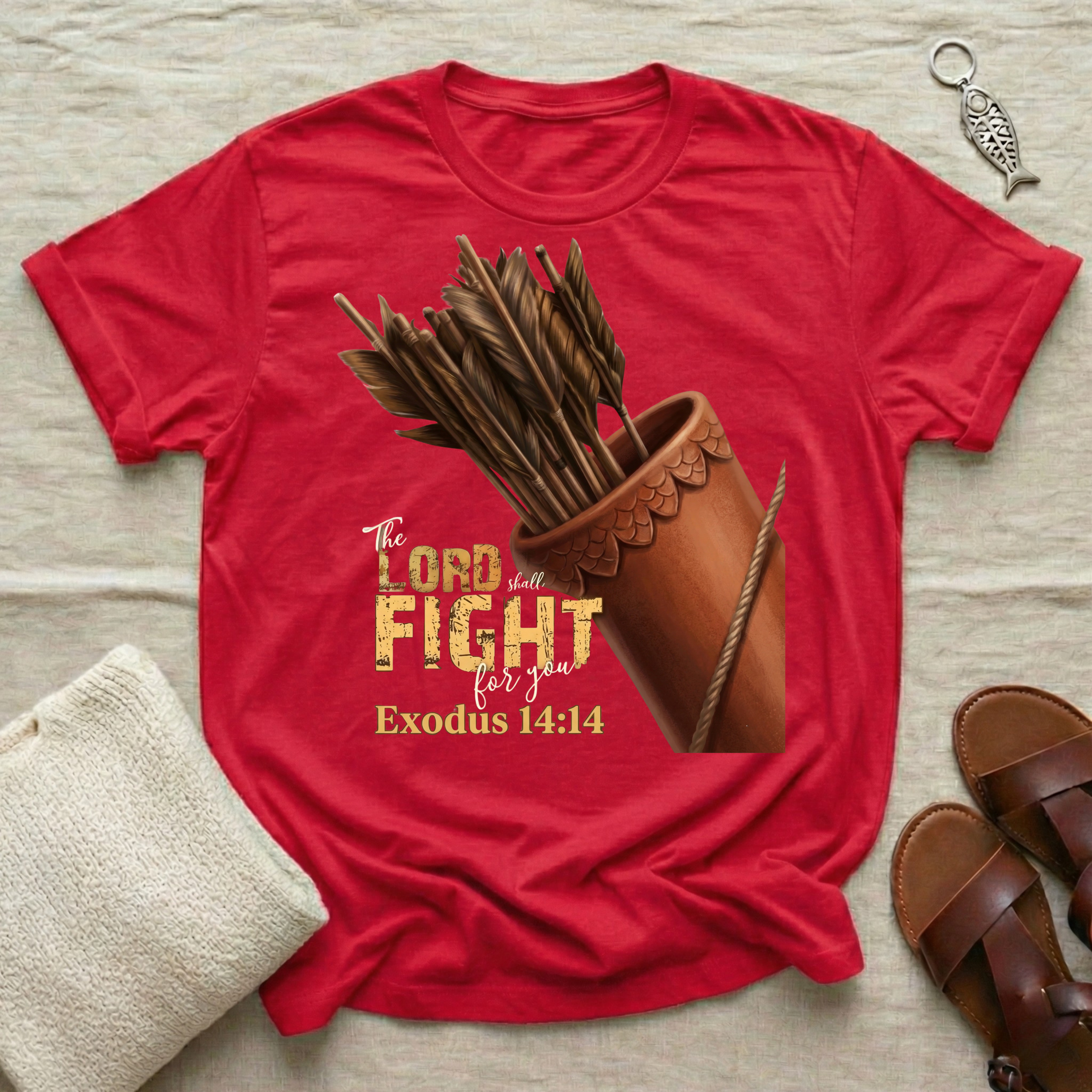 The Lord Shall Fight Tshirt