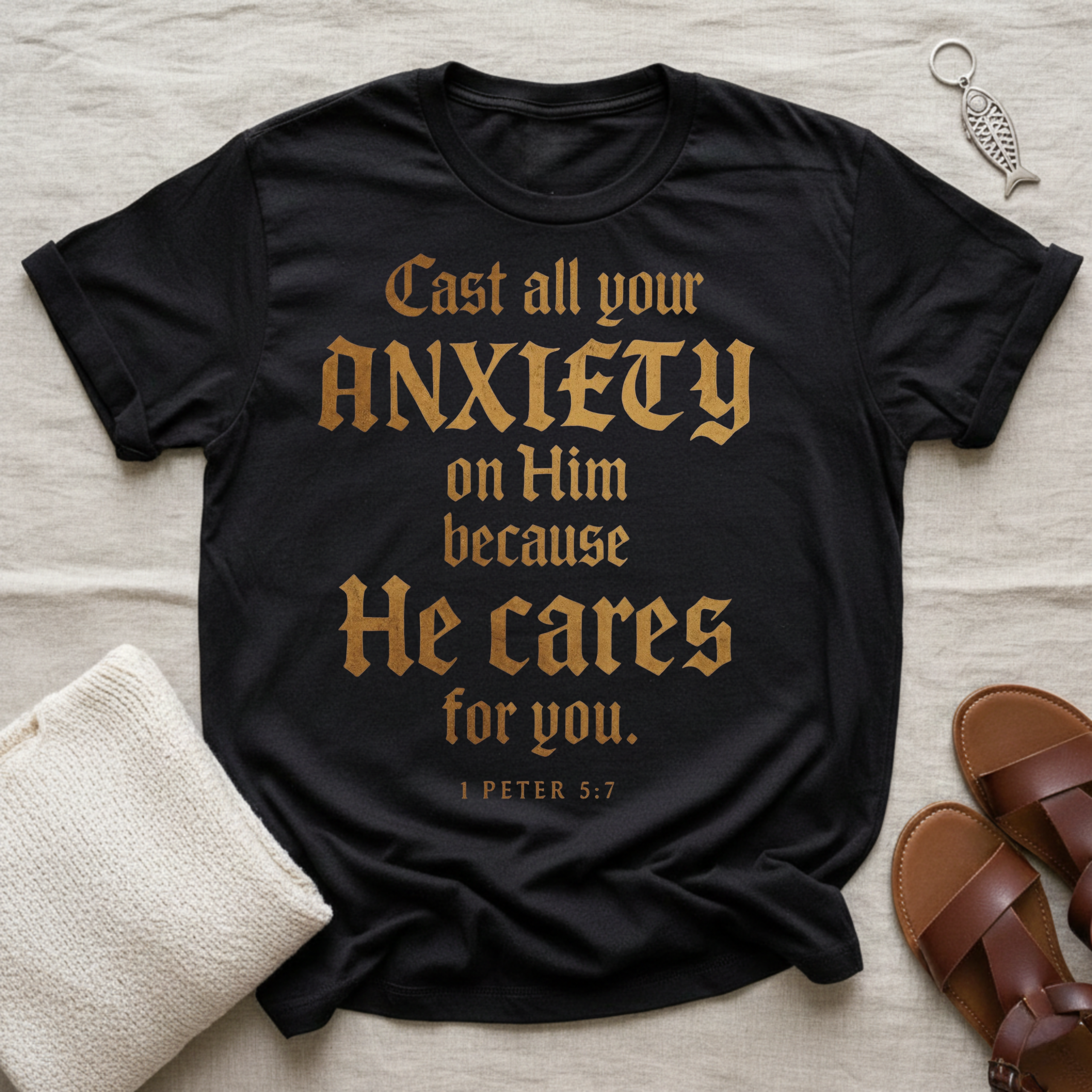 Cast All Your Anxiety Tshirt