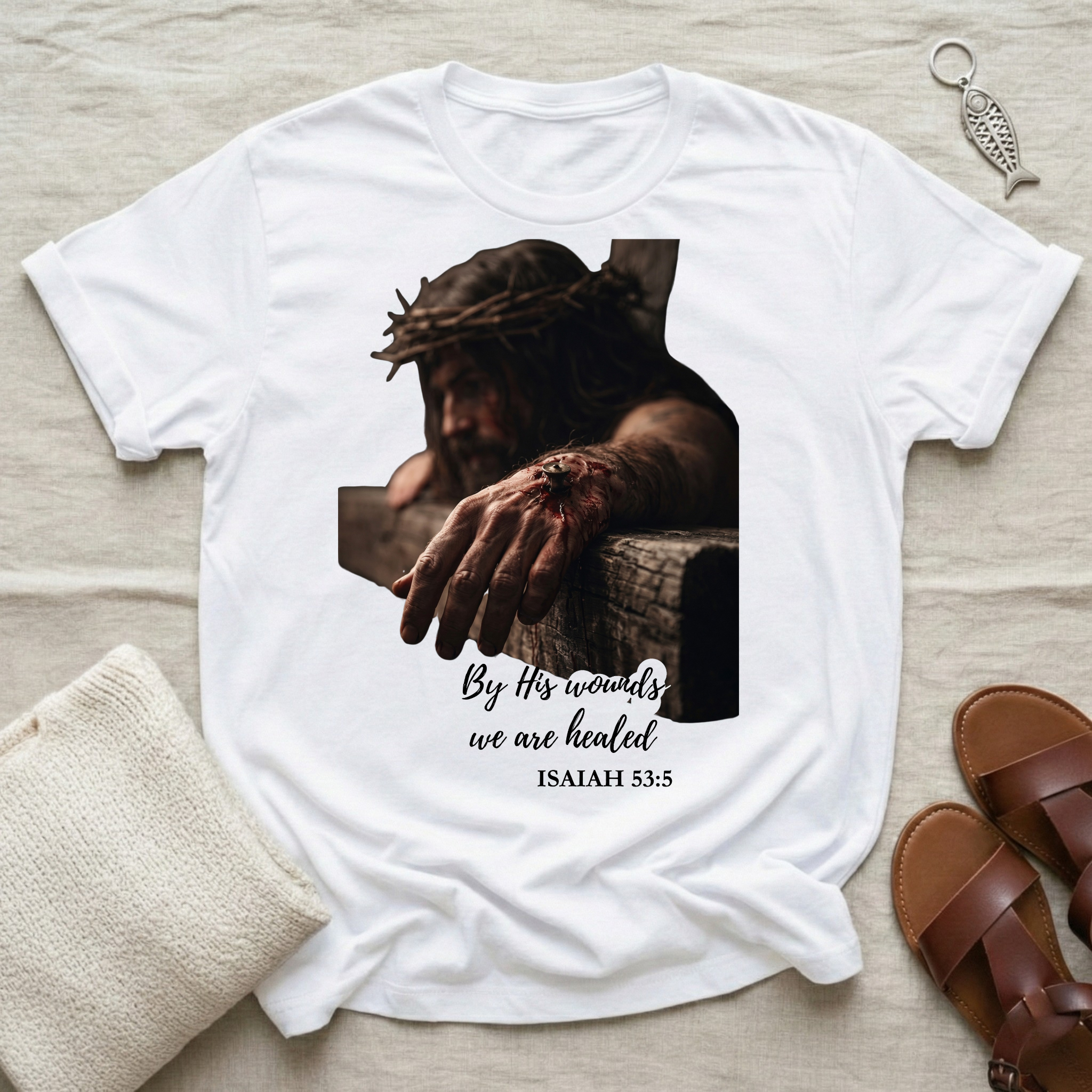 By His Wounds Tshirt