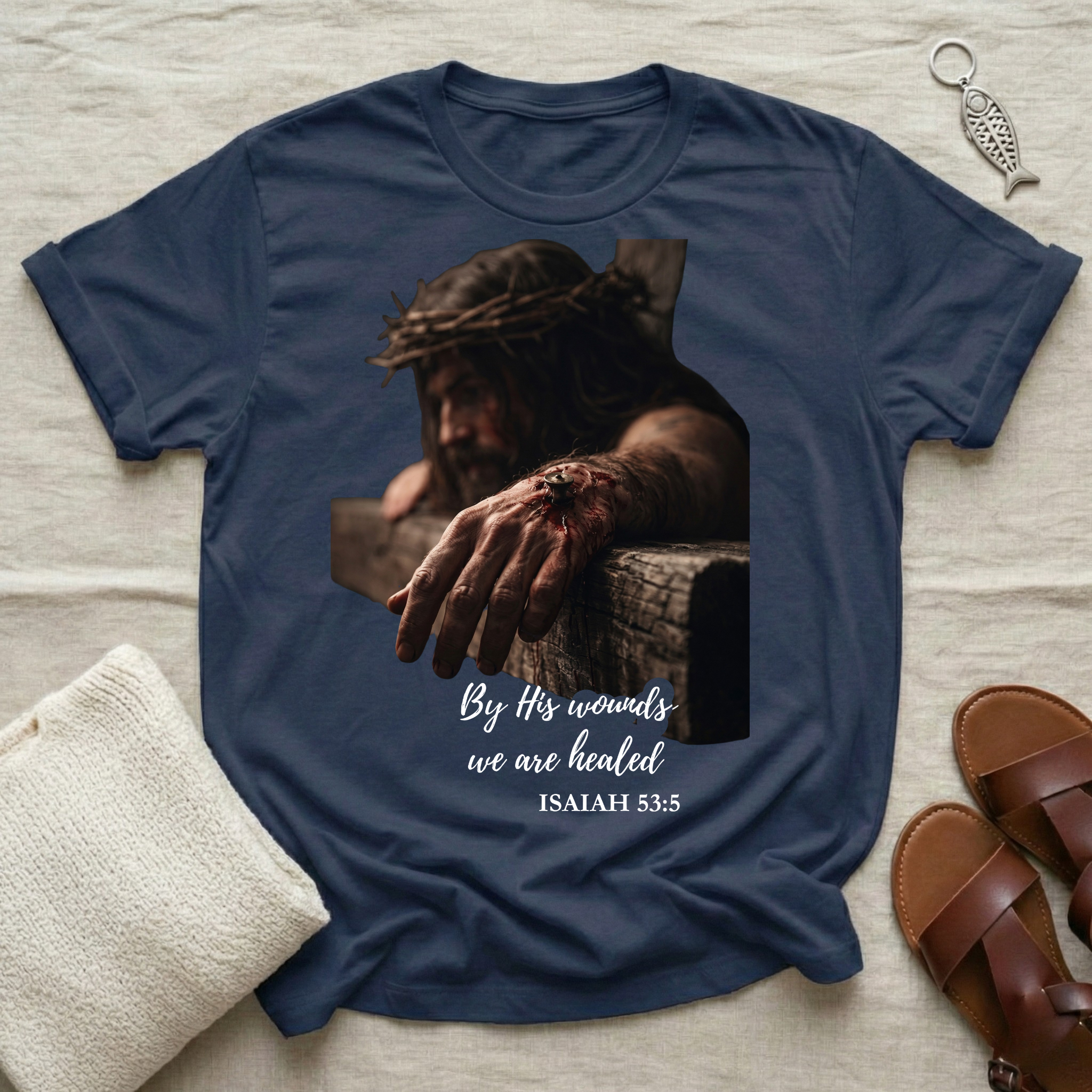 By His Wounds Tshirt