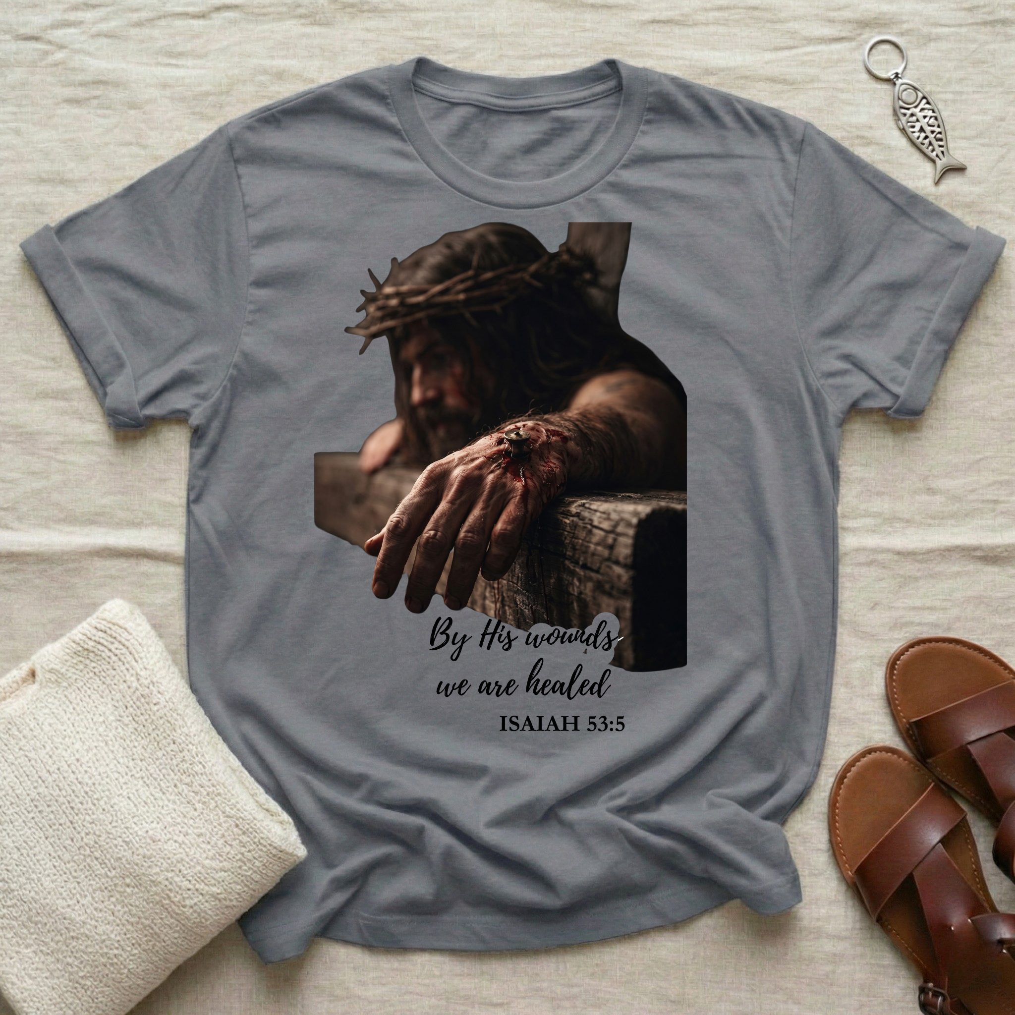 By His Wounds Tshirt