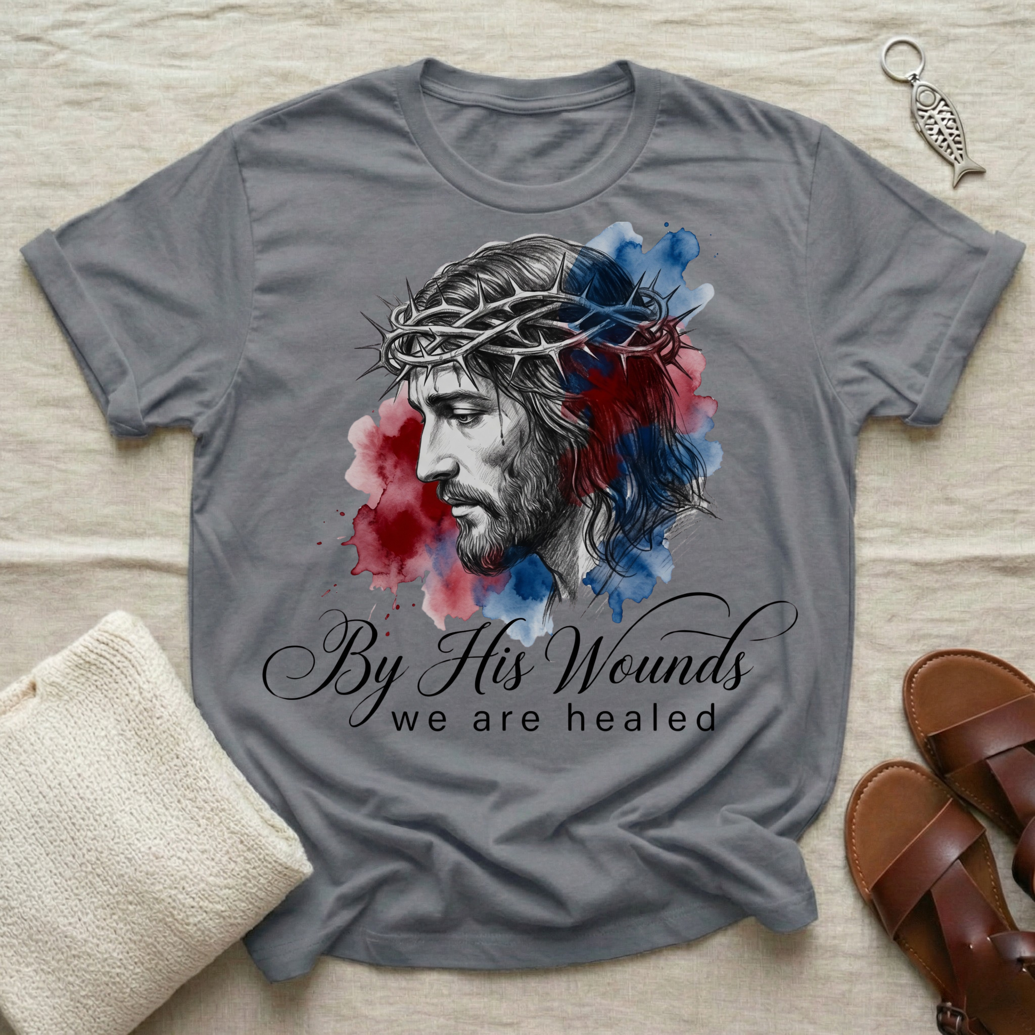 By His Wounds Tshirt
