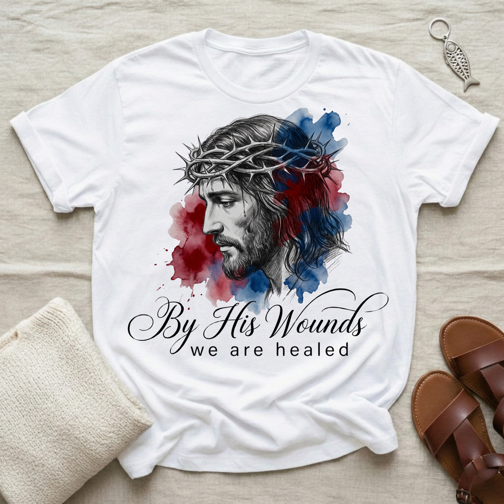 By His Wounds Tshirt
