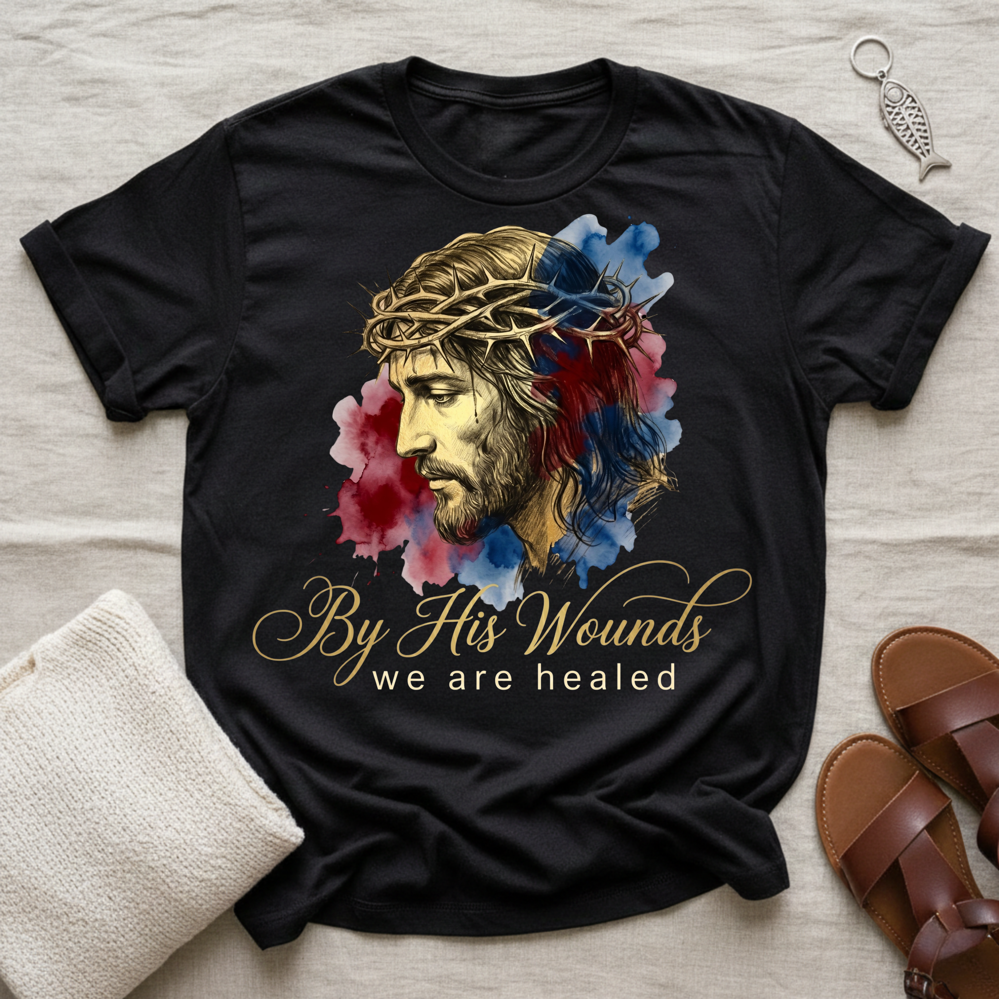 By His Wounds Tshirt