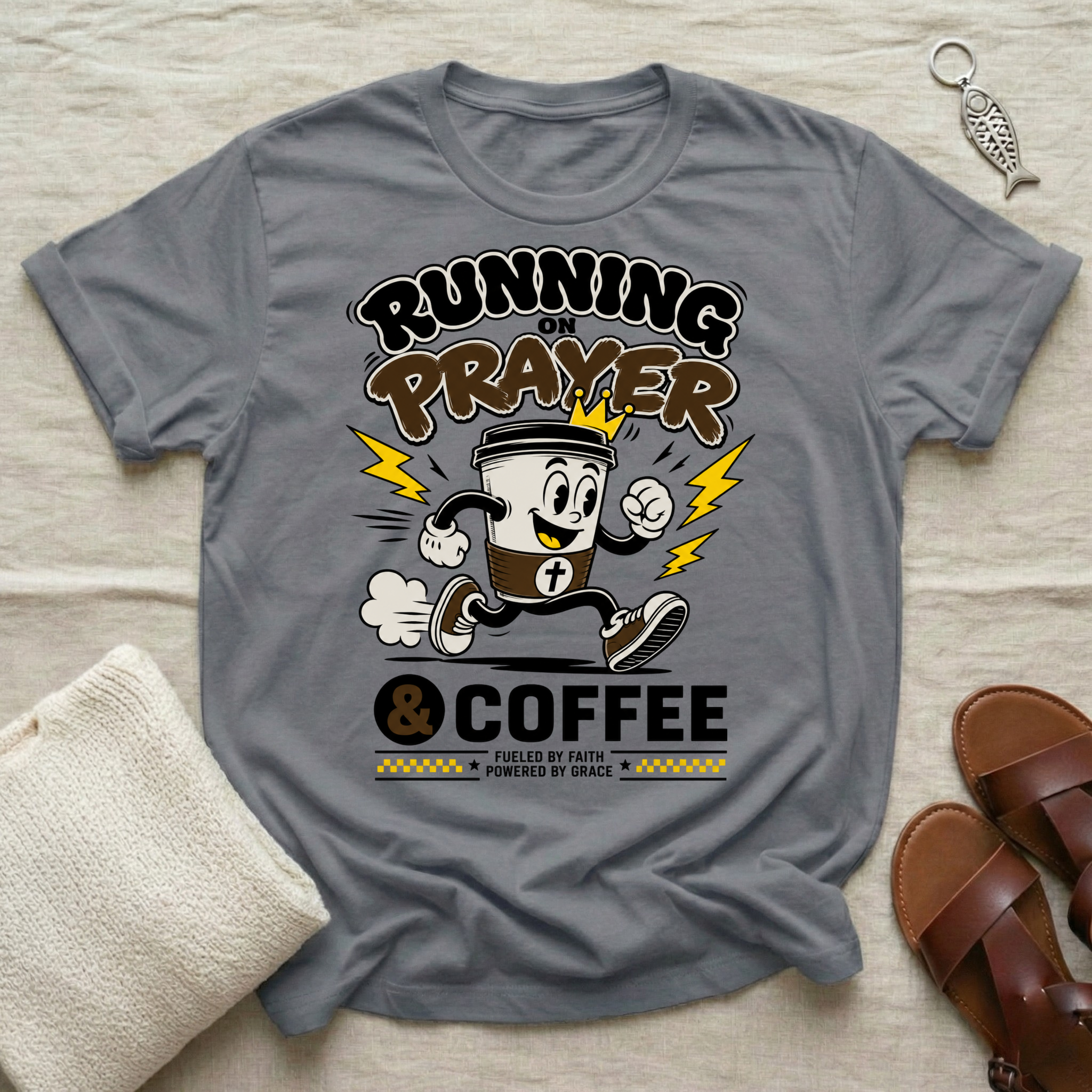 Running On Prayer Tshirt