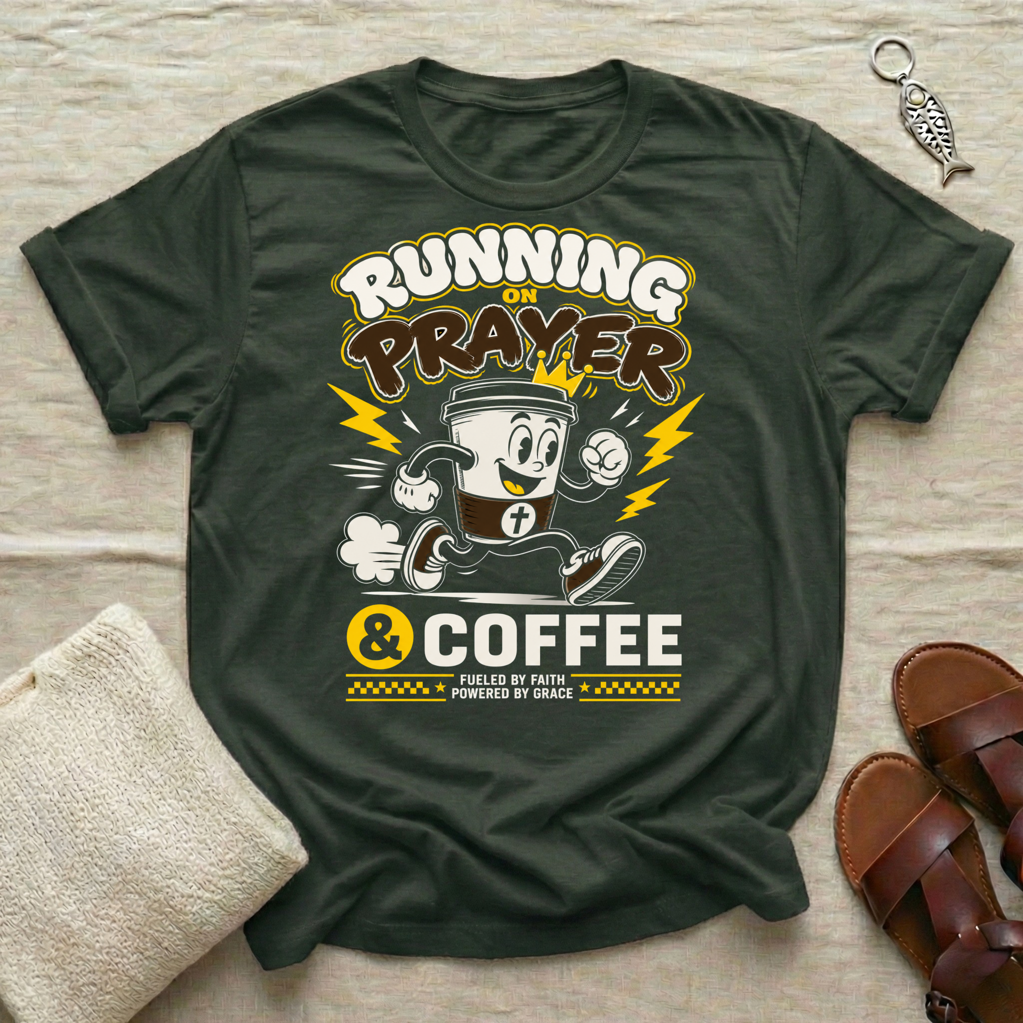 Running On Prayer Tshirt