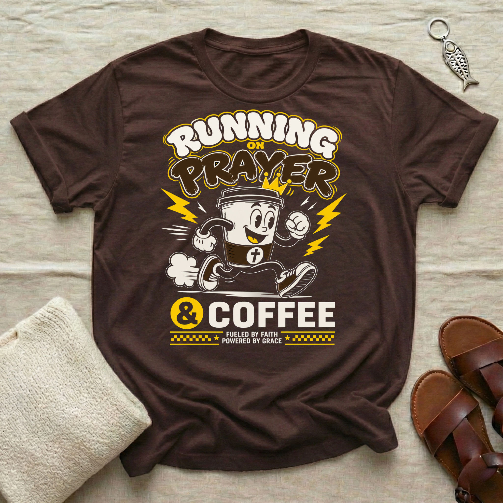 Running On Prayer Tshirt