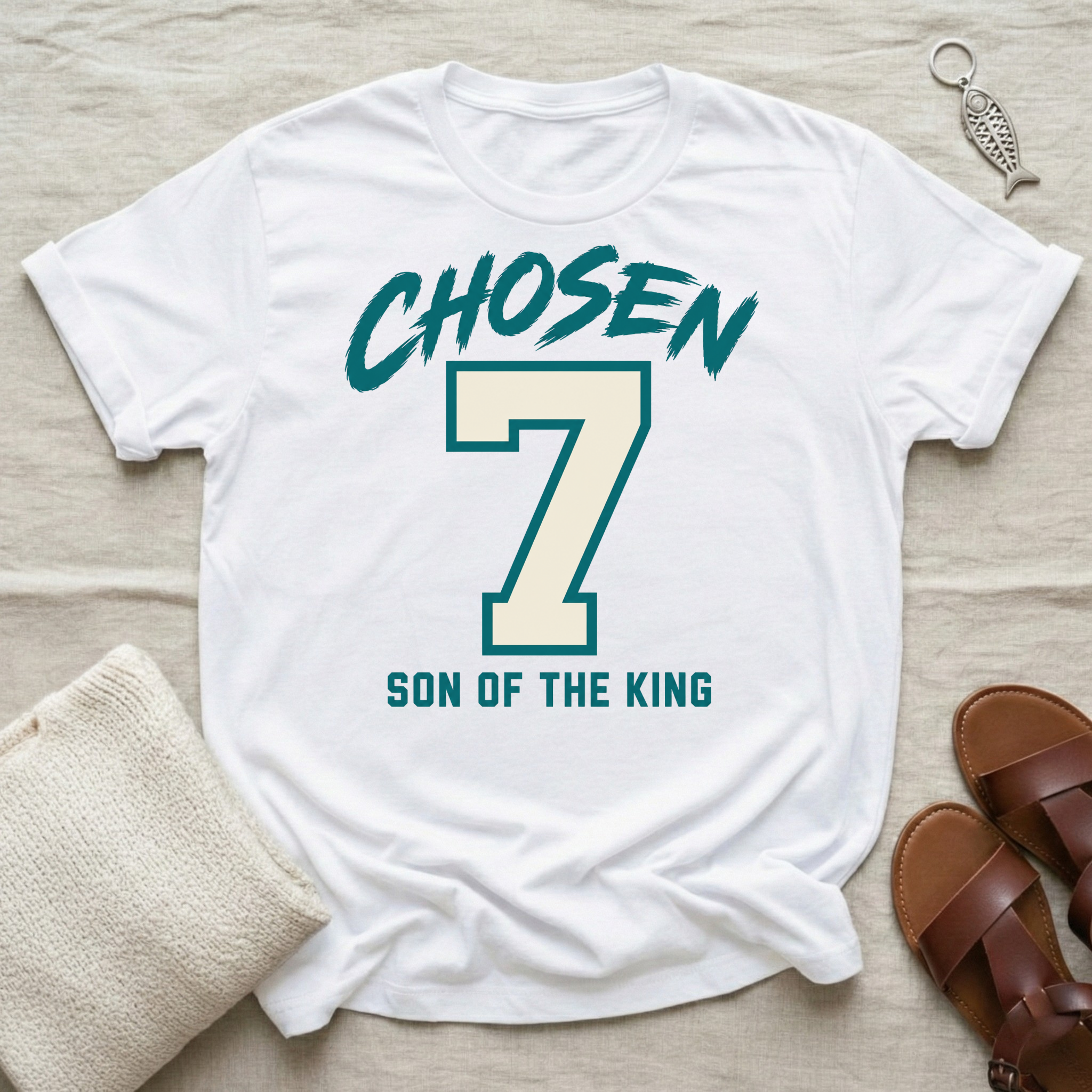 Chosen 7 Boy Birthday Tshirt