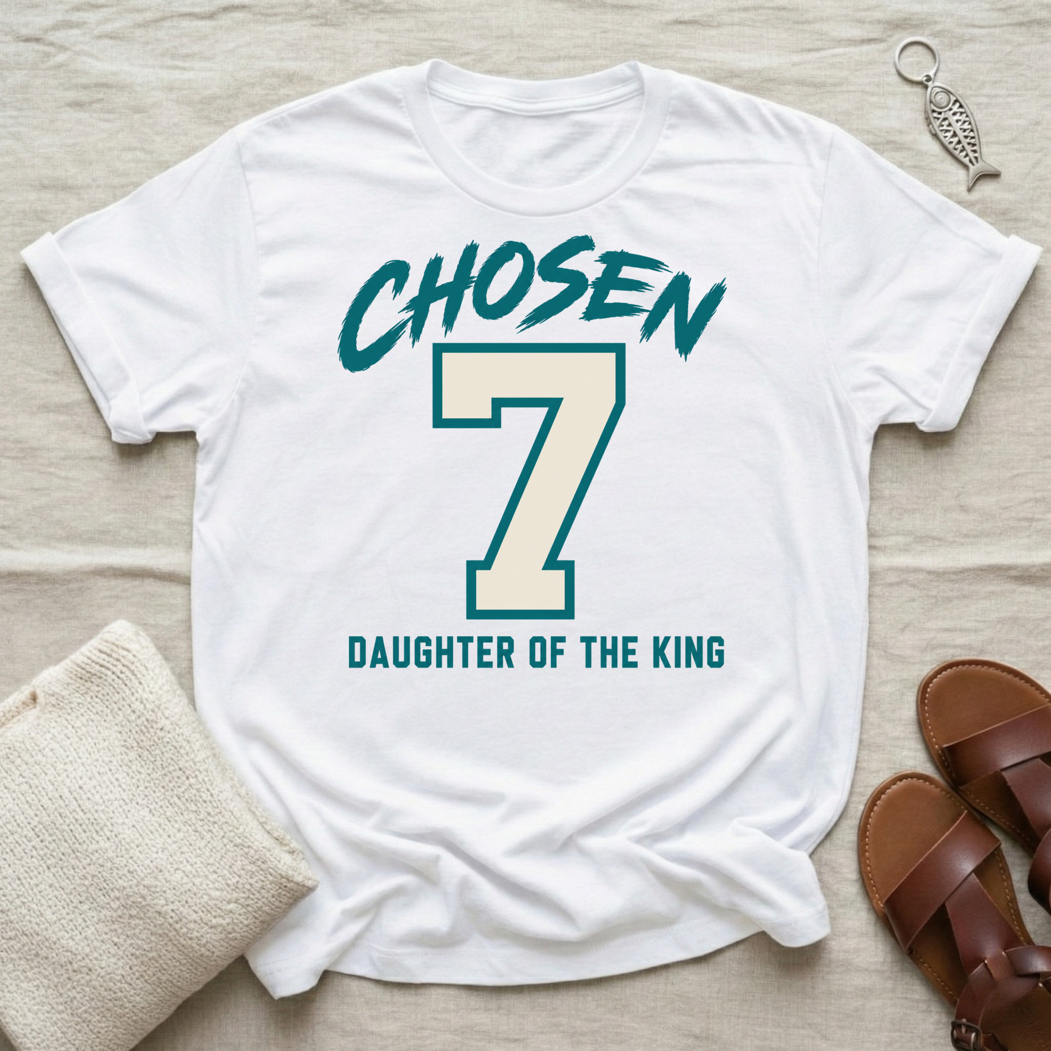 Chosen 7 Girl Birthday Tshirt