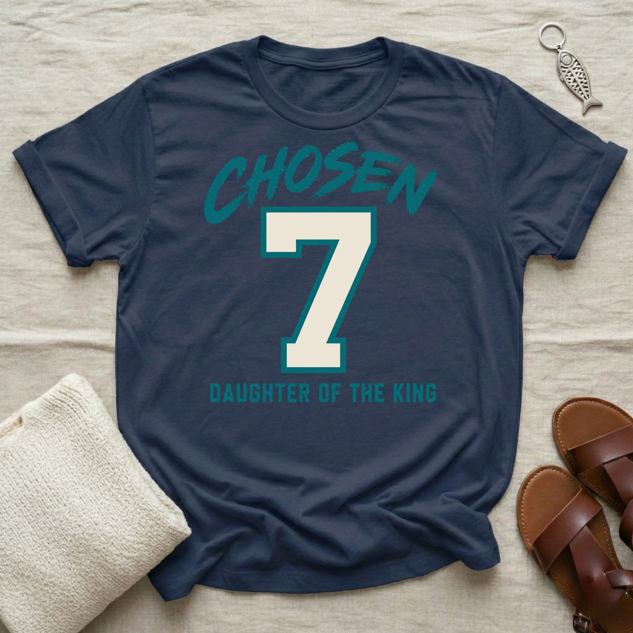 Chosen 7 Girl Birthday Tshirt