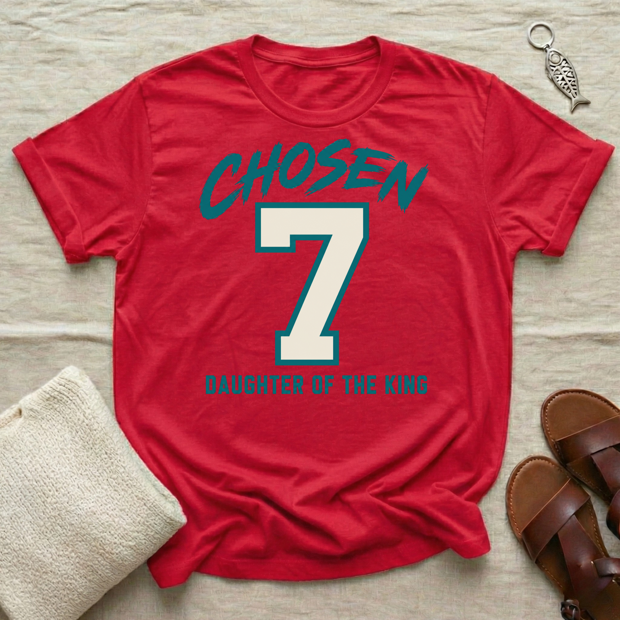 Chosen 7 Girl Birthday Tshirt
