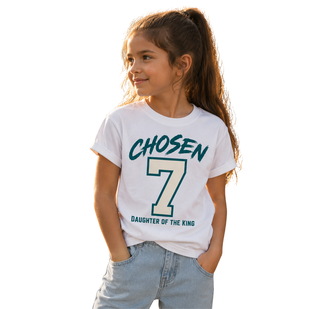 Chosen 7 Girl Birthday Tshirt