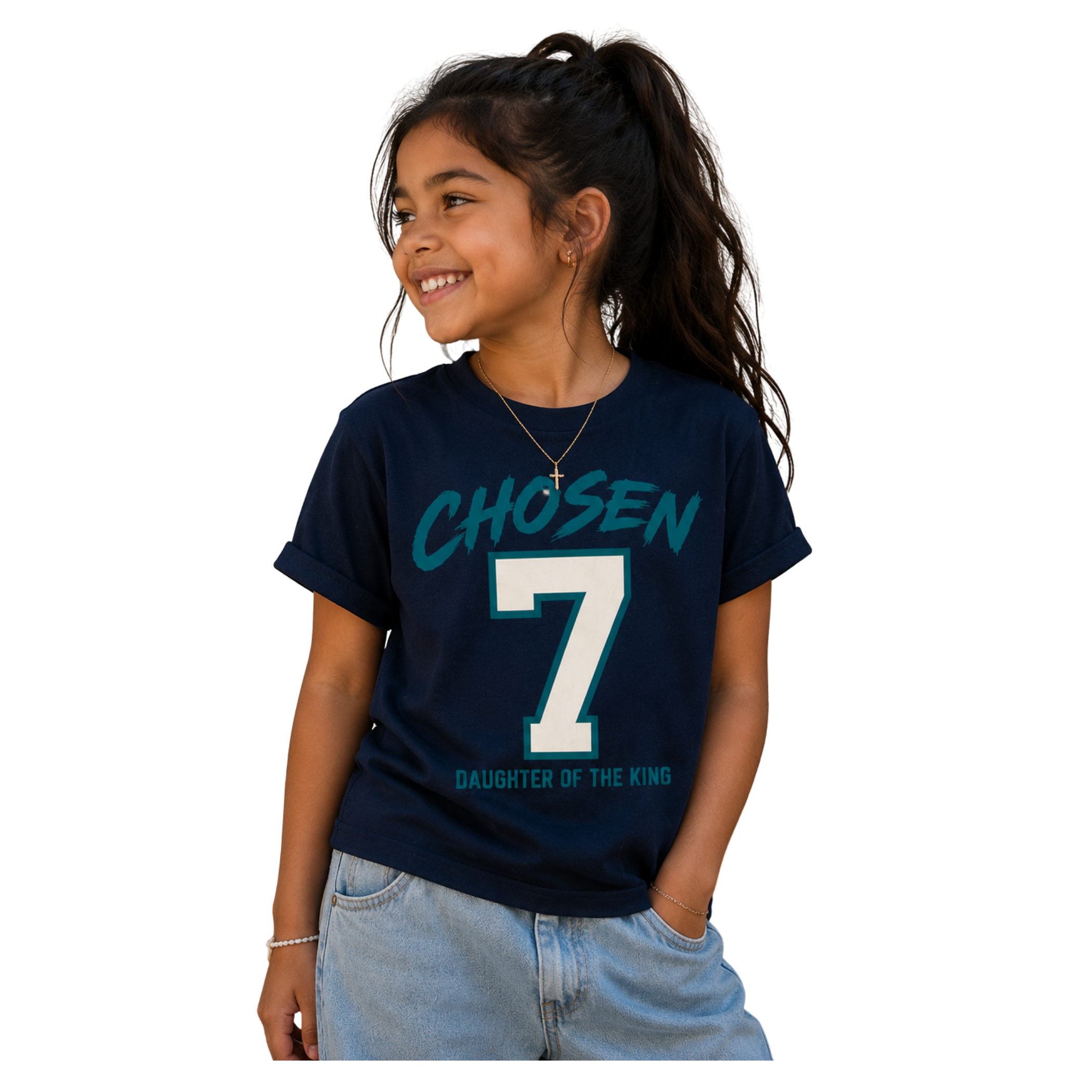 Chosen 7 Girl Birthday Tshirt