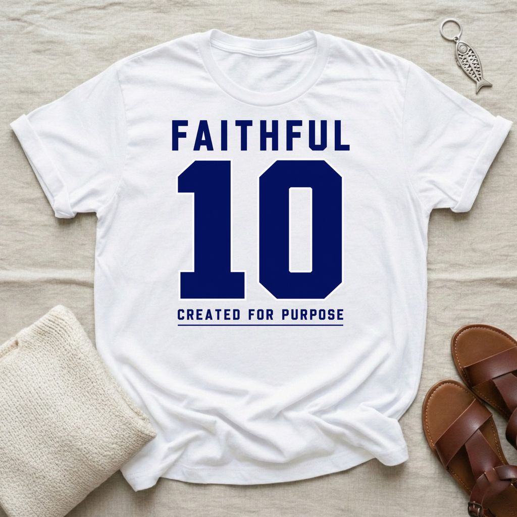 Faithful 10 Birthday Tshirt