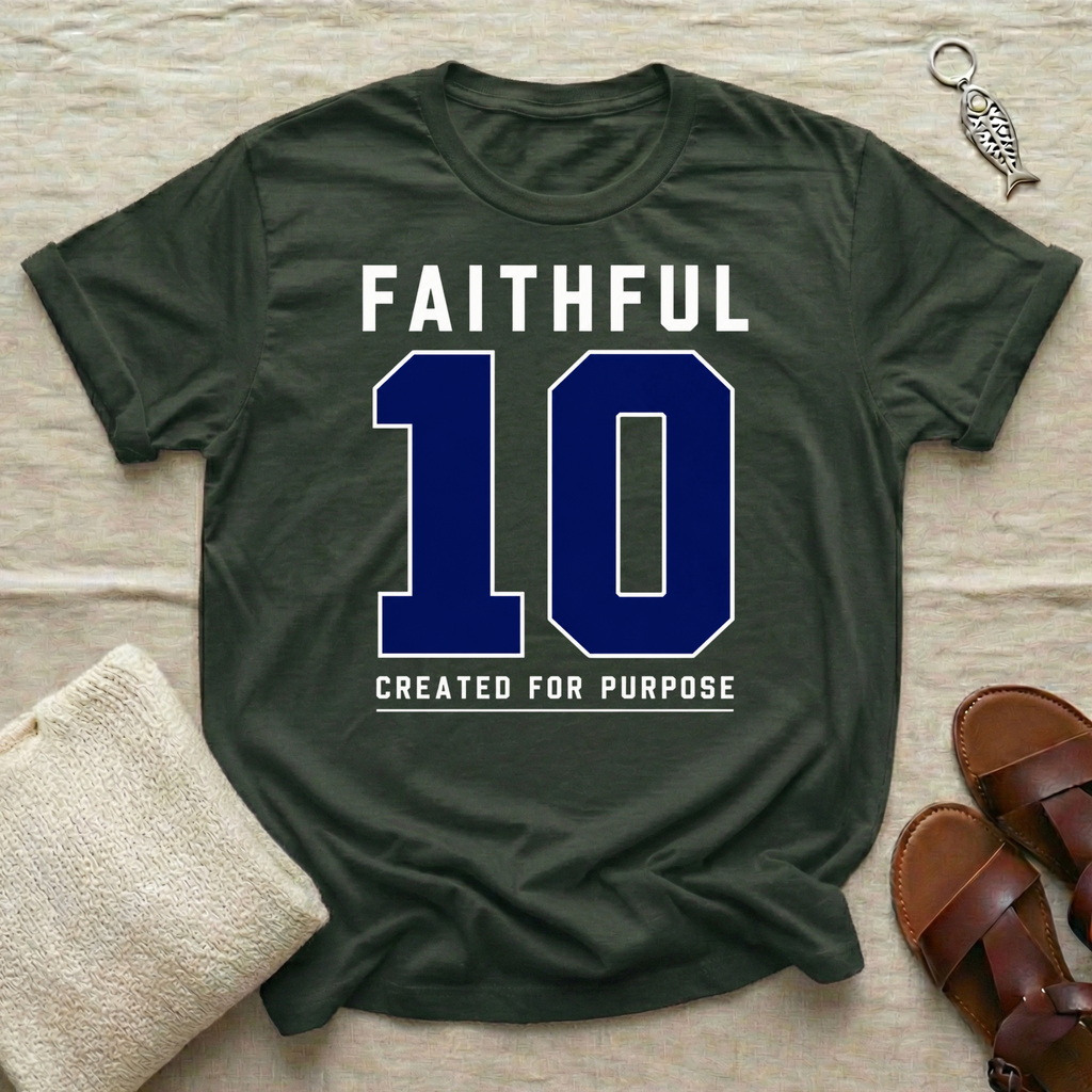 Faithful 10 Birthday Tshirt