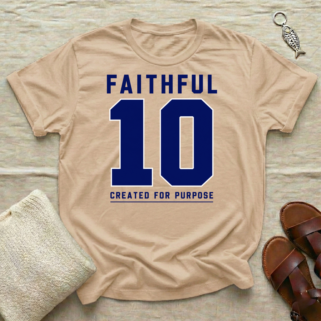 Faithful 10 Birthday Tshirt