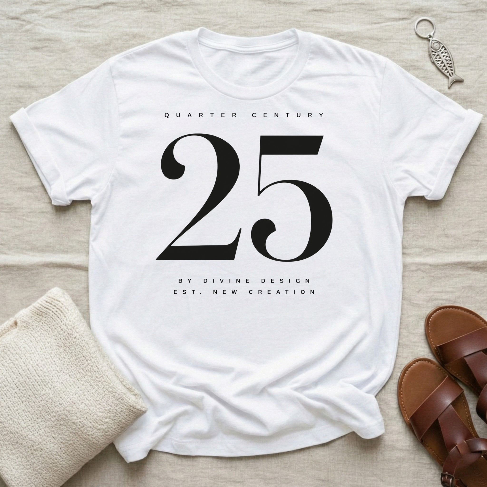 Quarter Century 25 Birthday Tshirt