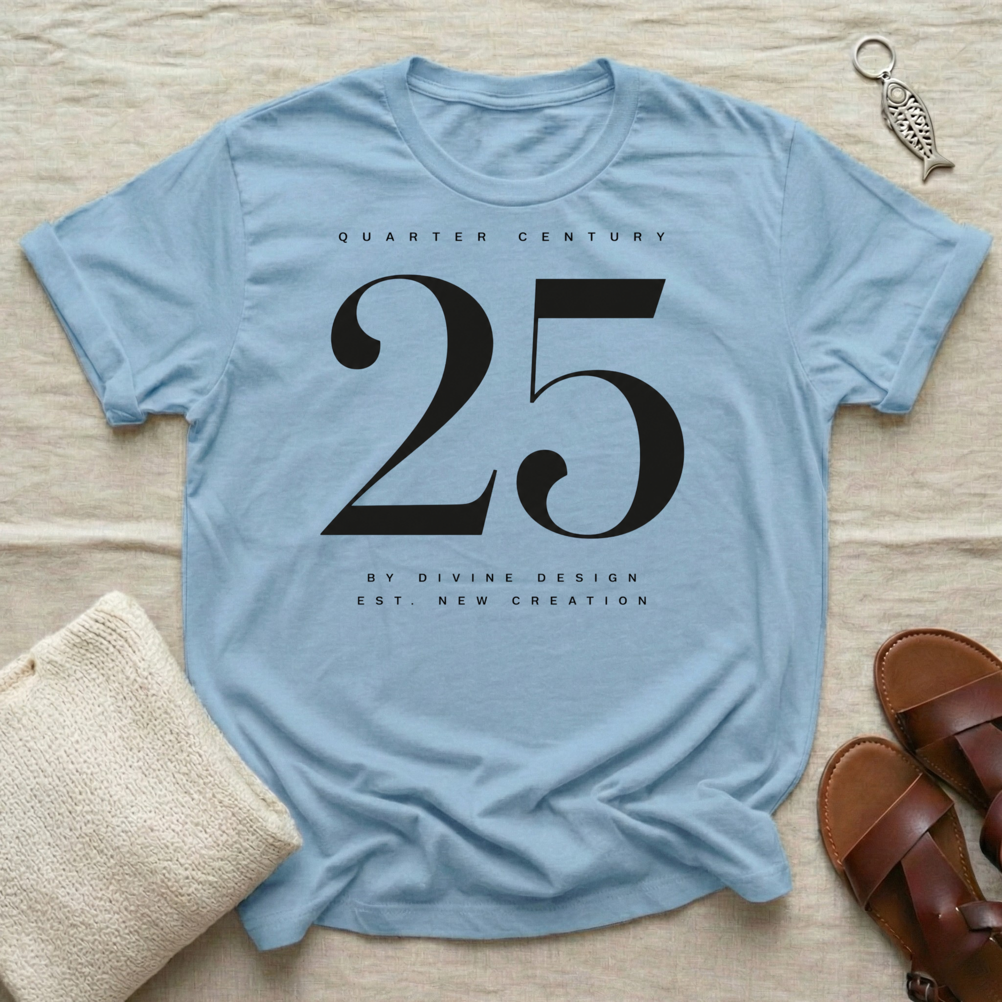 Quarter Century 25 Birthday Tshirt