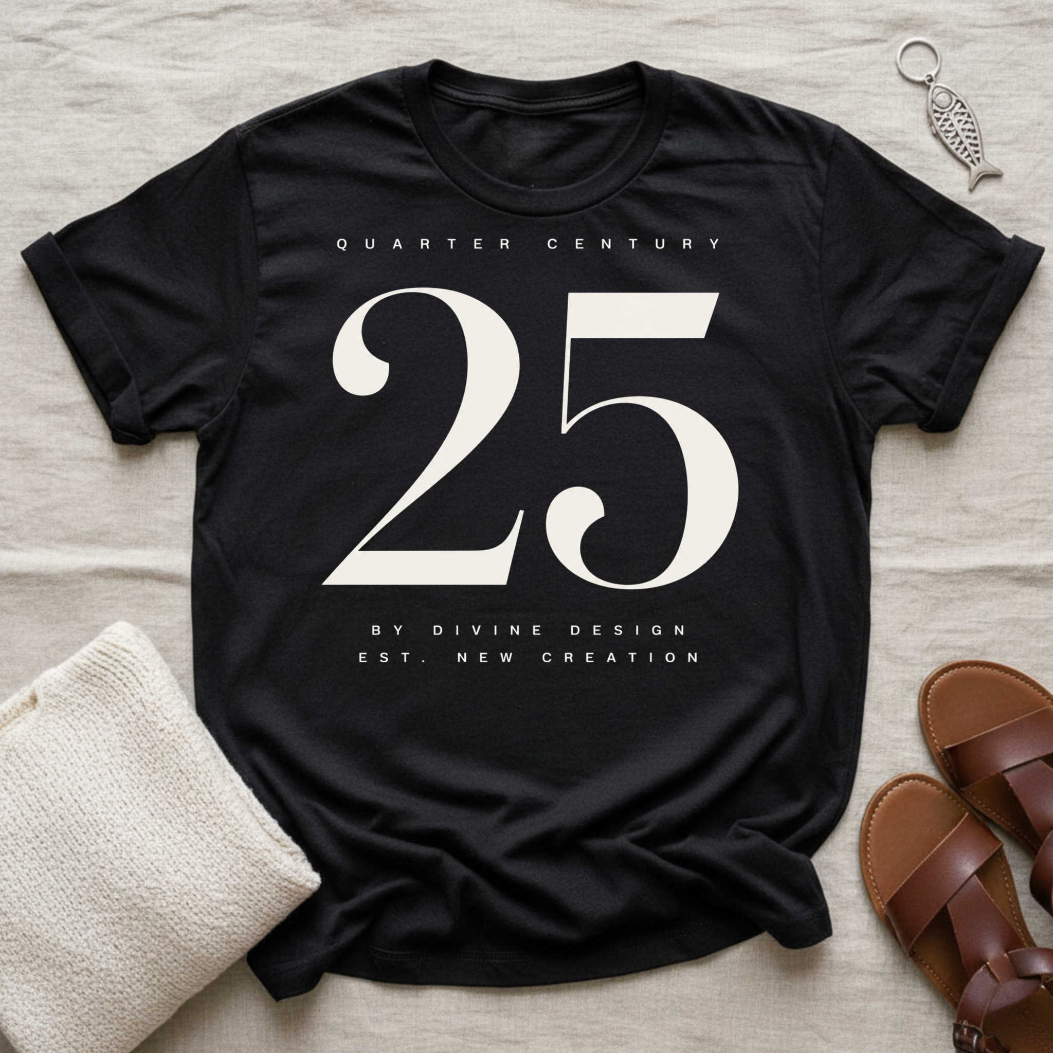 Quarter Century 25 Birthday Tshirt