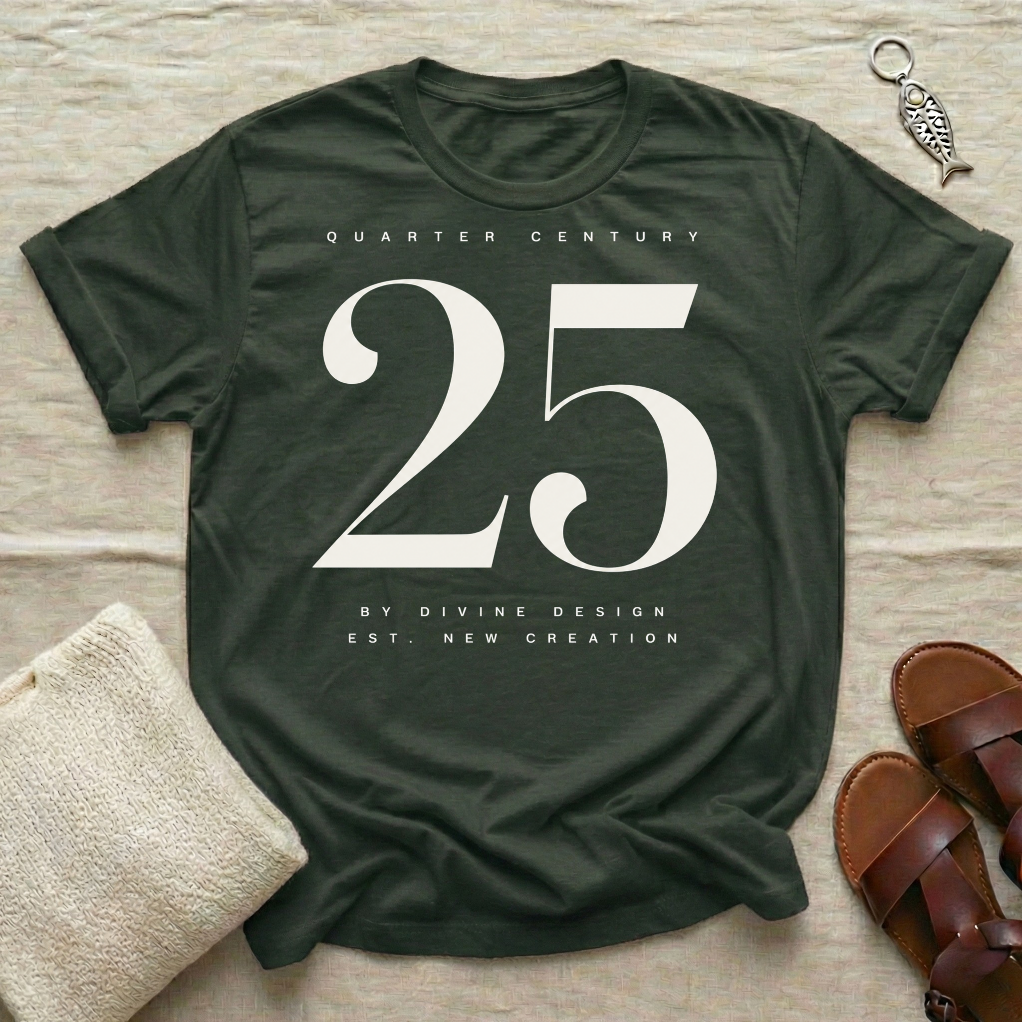 Quarter Century 25 Birthday Tshirt